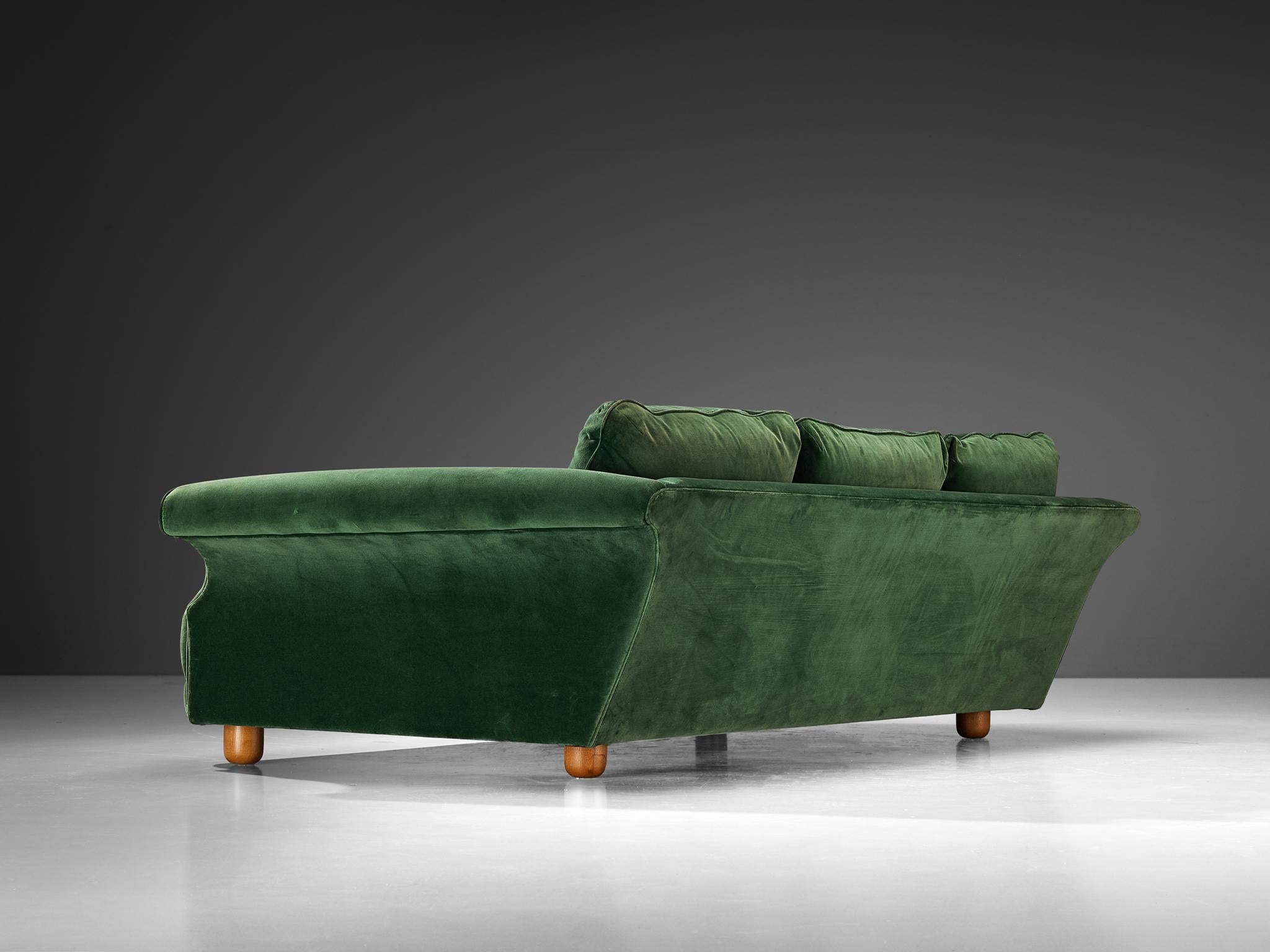 Josef Frank for Svenskt Tenn 'Liljevalchs' Sofa in Green Fabric 3