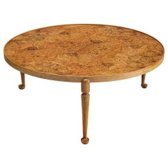 Josef Frank for Svenskt Tenn 'Model 2139' Coffee Table in Walnut and Burl