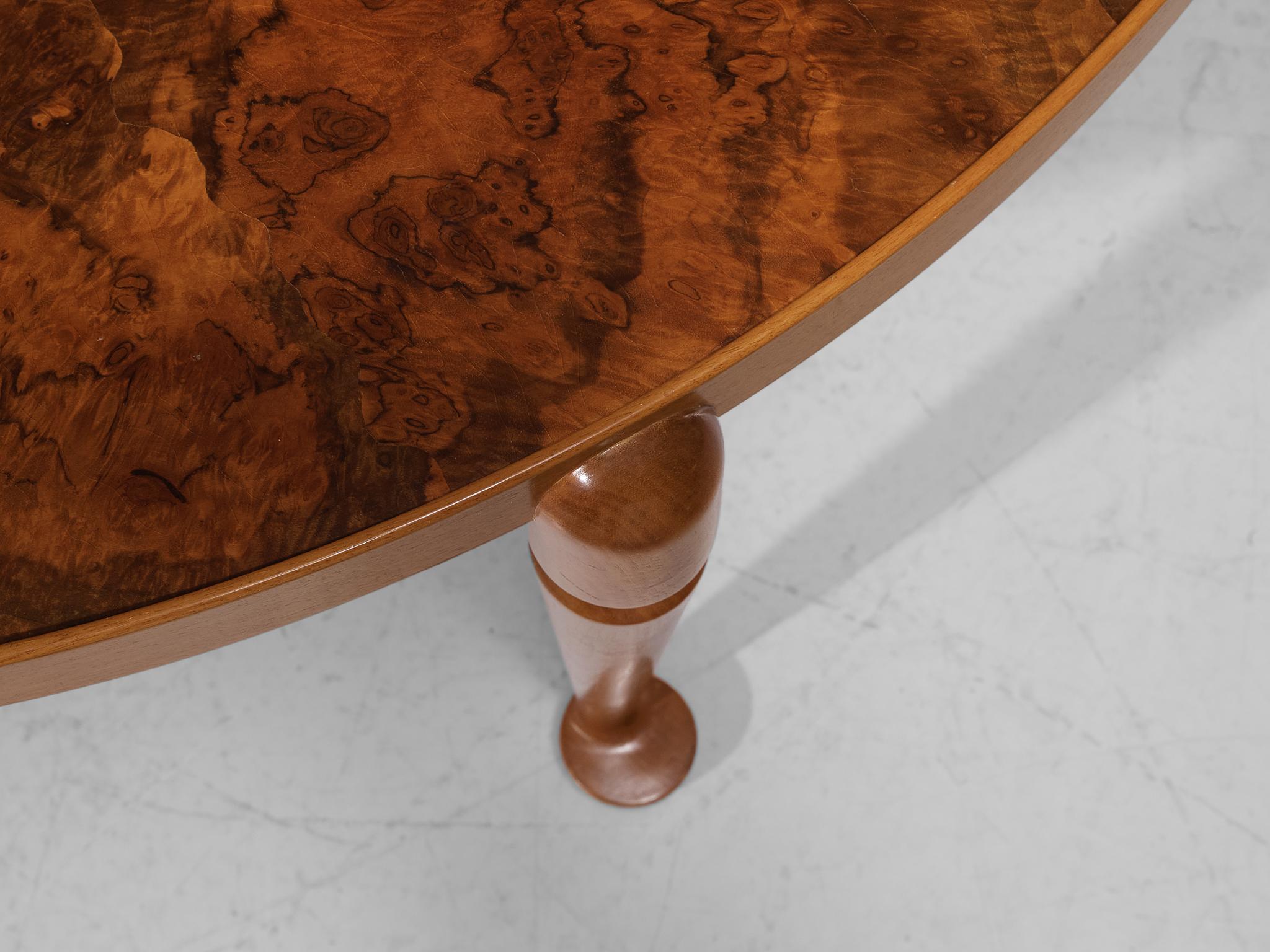 Josef Frank for Svenskt Tenn 'Model 2139' Coffee Table in Walnut Burl 1