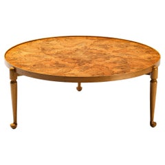Josef Frank for Svenskt Tenn 'Model 2139' Coffee Table in Walnut Burl 