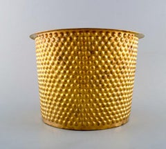 Josef Frank for "Svenskt Tenn" (Sweden). a Pair of "Hortus" Herb Pots in Brass.