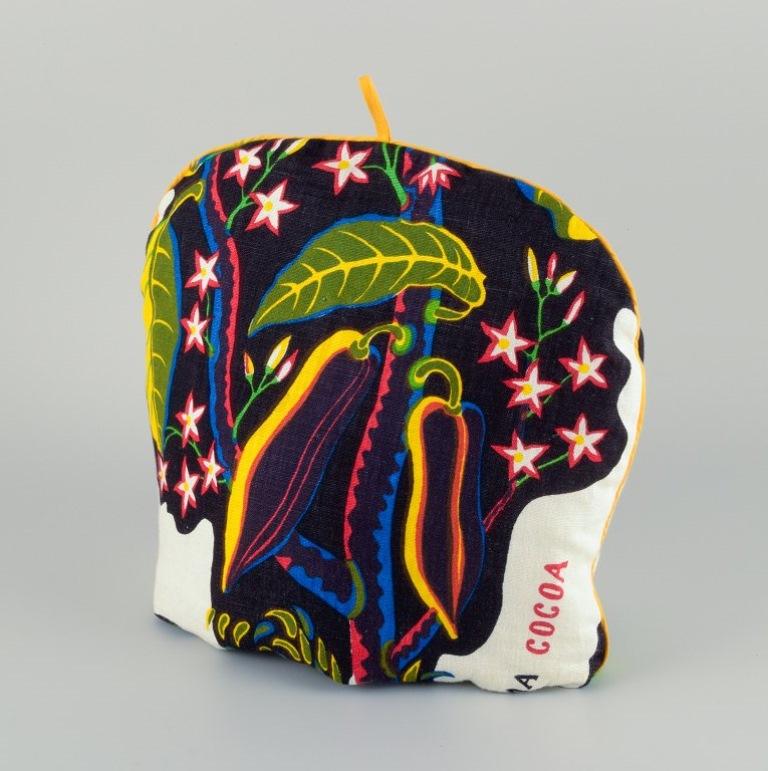 Swedish Josef Frank for Svenskt Tenn, Tea Cosy with Motif of Cocoa Beans and Camellia For Sale