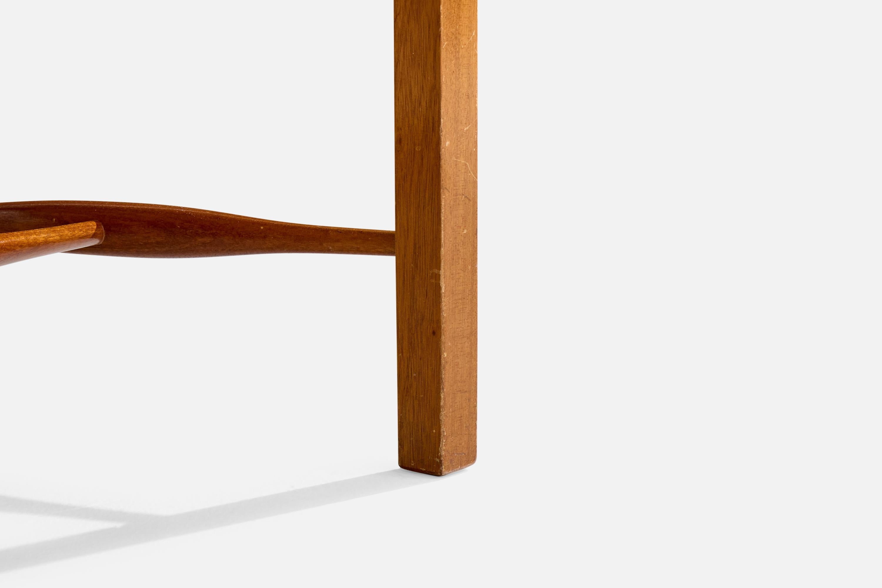 Josef Frank, chaise longue, acajou, similicuir, Suède, années 1950 en vente 5