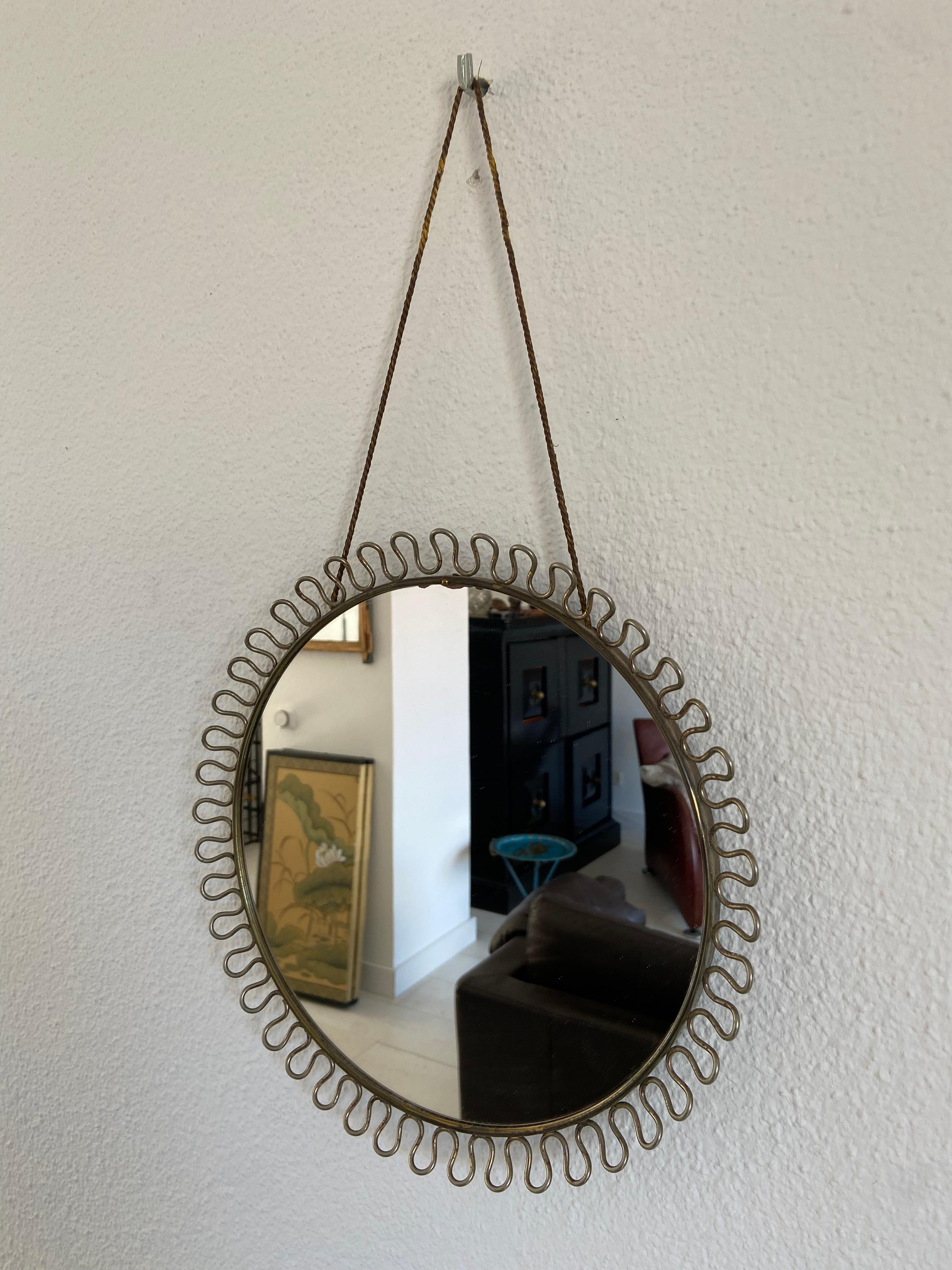 Brass Josef Frank mirror