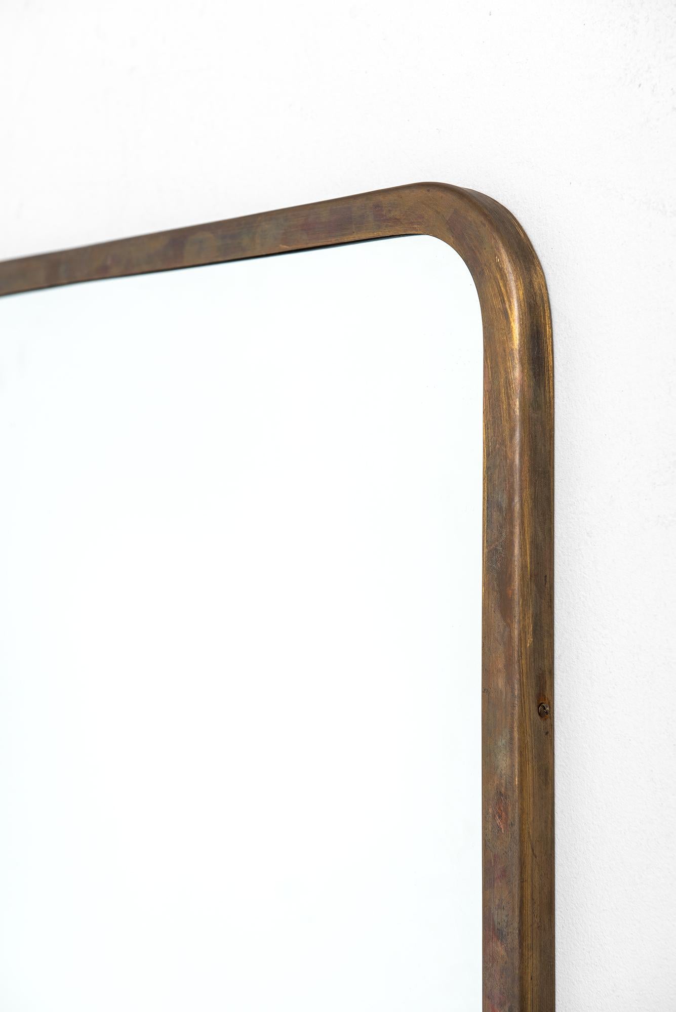 Rare mirror designed by Josef Frank. Produced by Svenskt Tenn in Sweden.