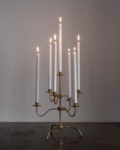 Josef Frank, rare candélabre réglable en laiton pour Svenskt Tenn, suédois moderne