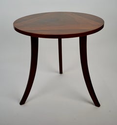 Mesa auxiliar redonda Josef Frank realizada para Haus & Garten, 1928, Austria