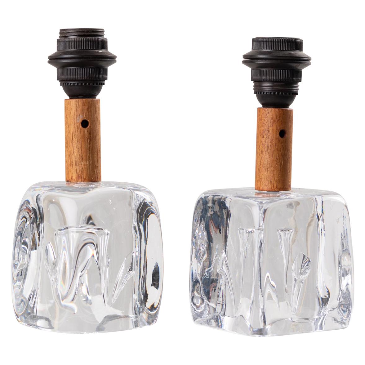 Table Lamp with Glass Cylinder Base by Josef Frank for Svenskt Tenn For