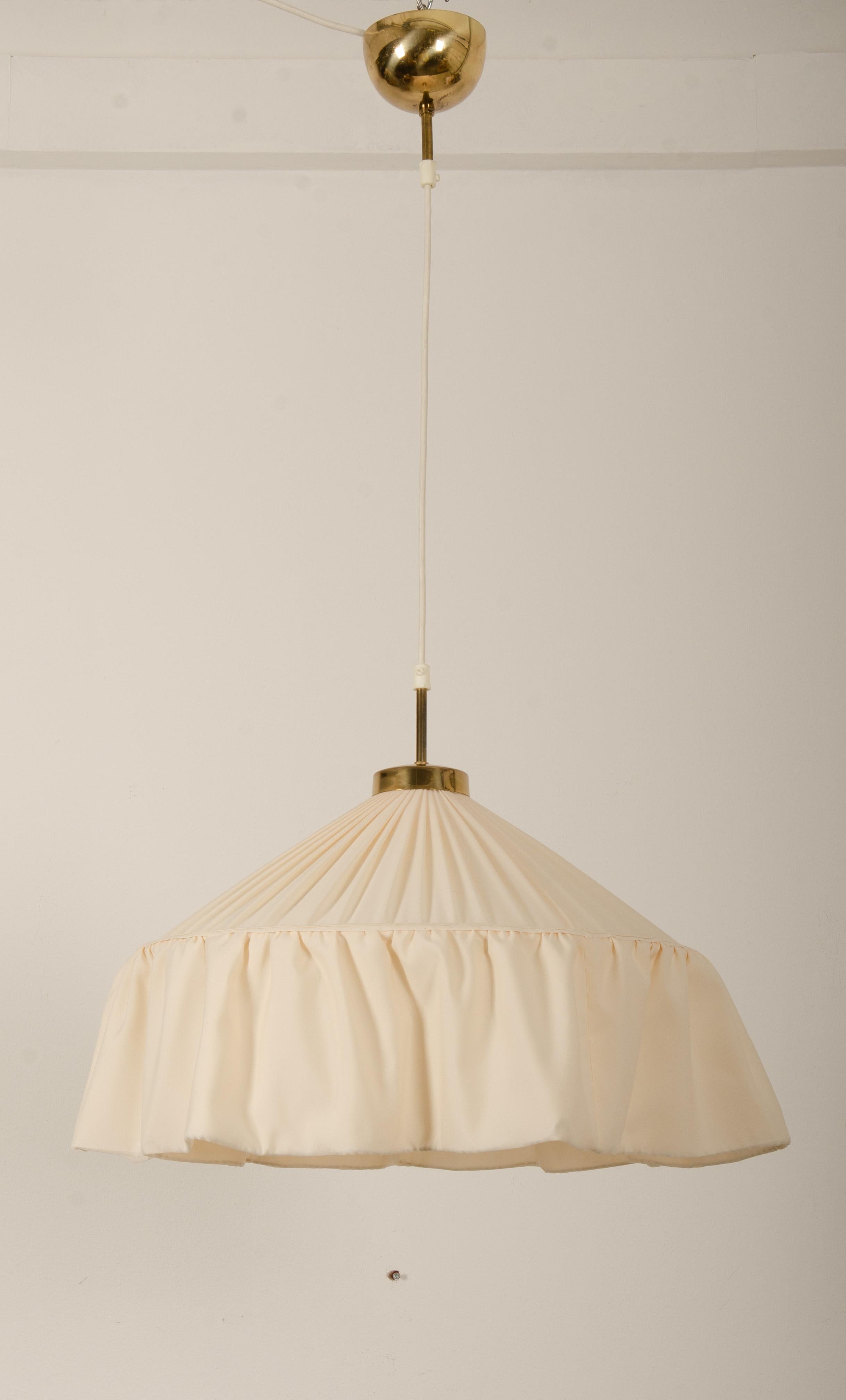 New silk shade, designed by Josef Frank for Firma Svenskt Tenn, Sweden, 1930s-1940s.