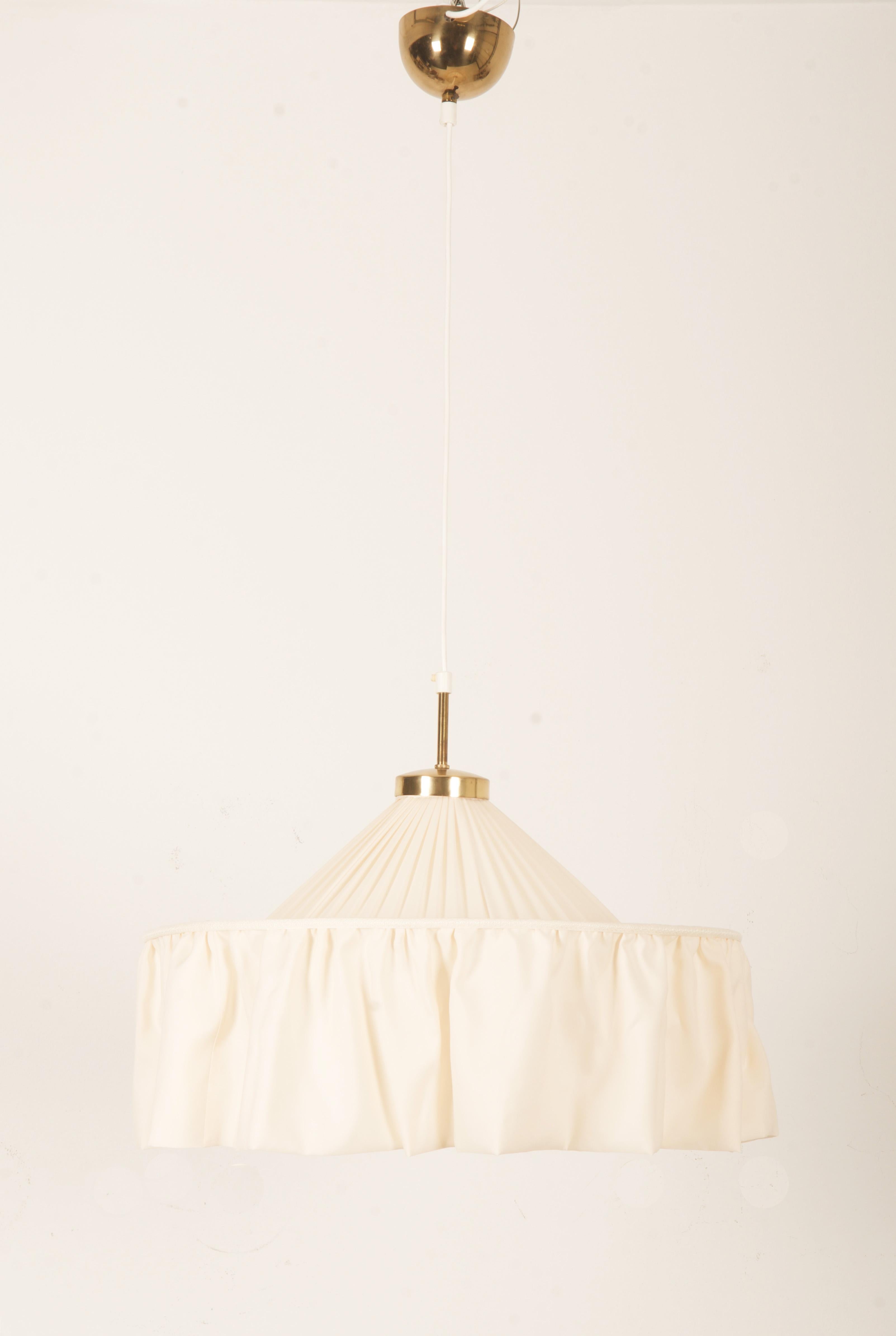 Brass Josef Frank Silk Pendant