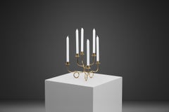 Josef Frank Six-Branched Candle Holder for Firma Svenskt Tenn, Sweden 1930s
