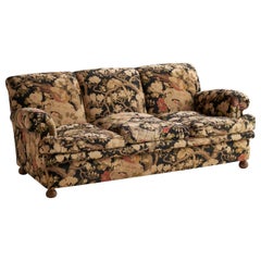 Josef Frank, Sofa, Fabric, Mahogany, Sweden, 1940s