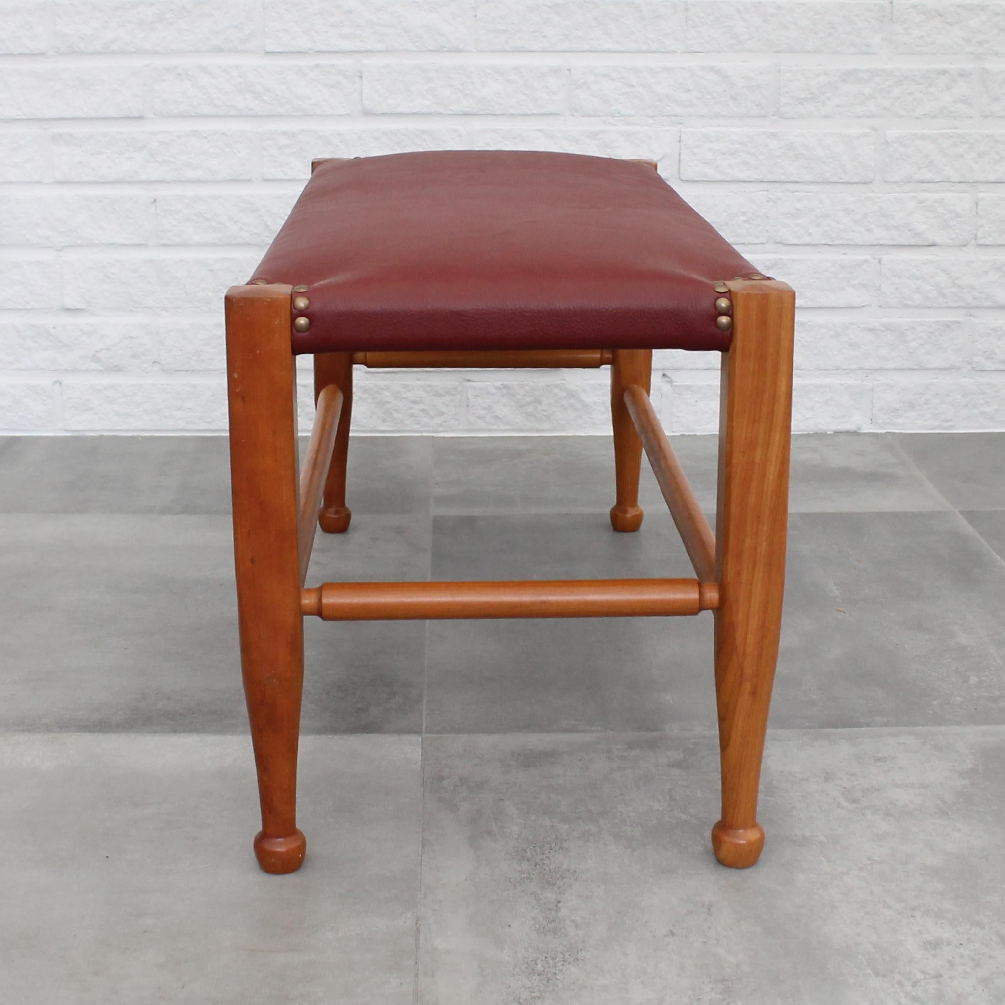 Swedish Josef Frank stool model 2009 by Firma Svenskt Tenn, Sweden For Sale