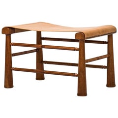 Tabouret Josef Frank modèle 972 de Svenskt Tenn en Suède