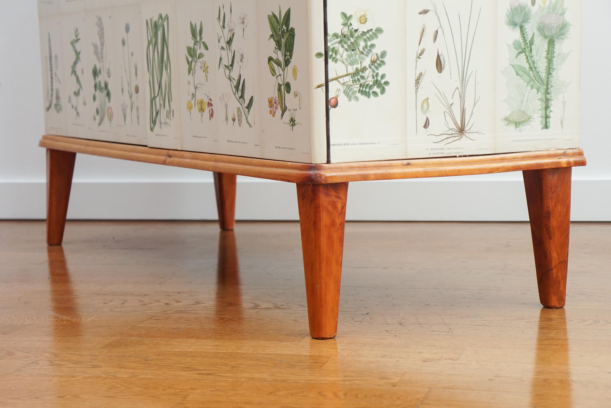 Josef Frank Style Swedish Botanical Cabinet 6