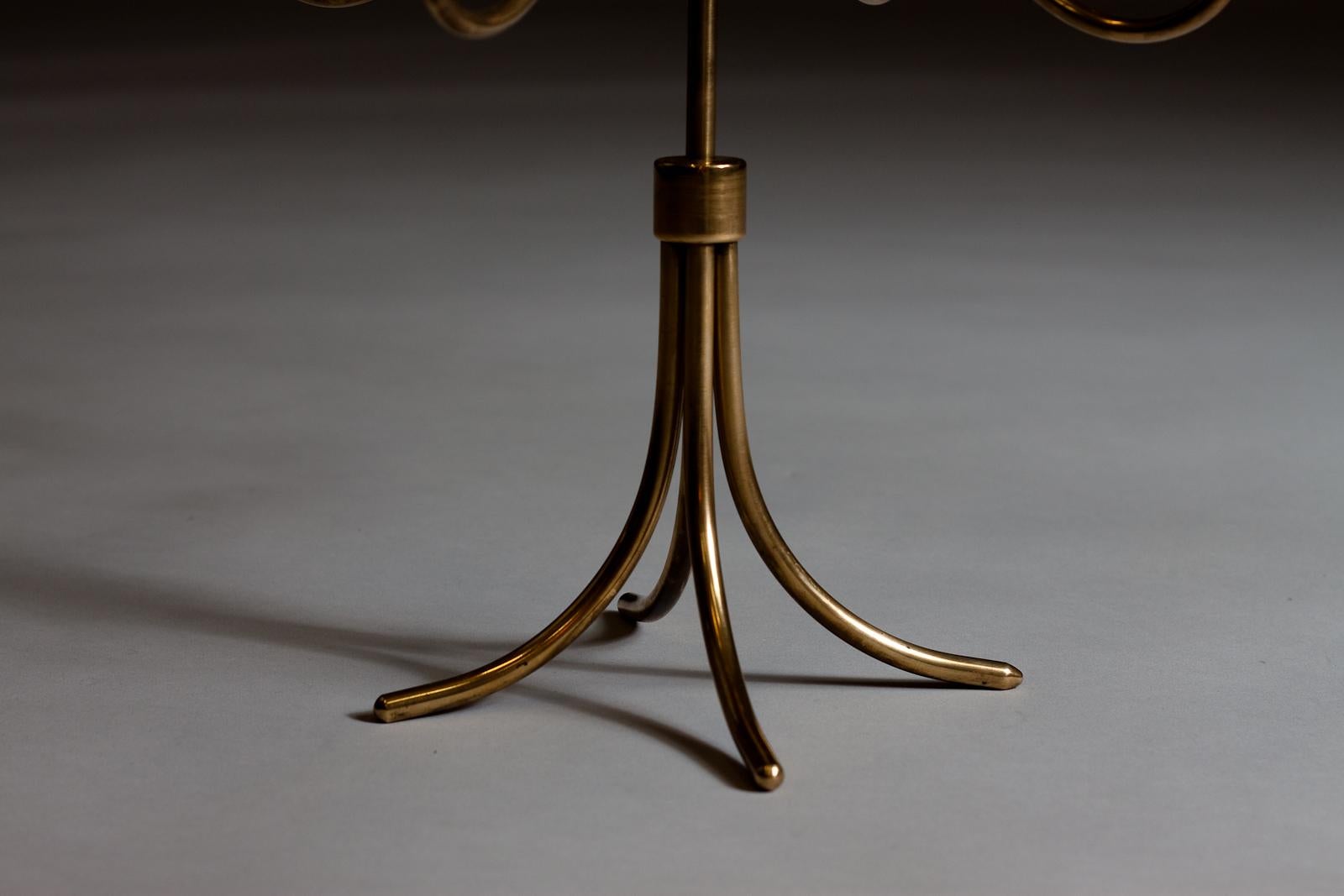 Josef Frank, Swedish Mid-Century Modern Brass Candelabra for Svenskt Tenn For Sale 1