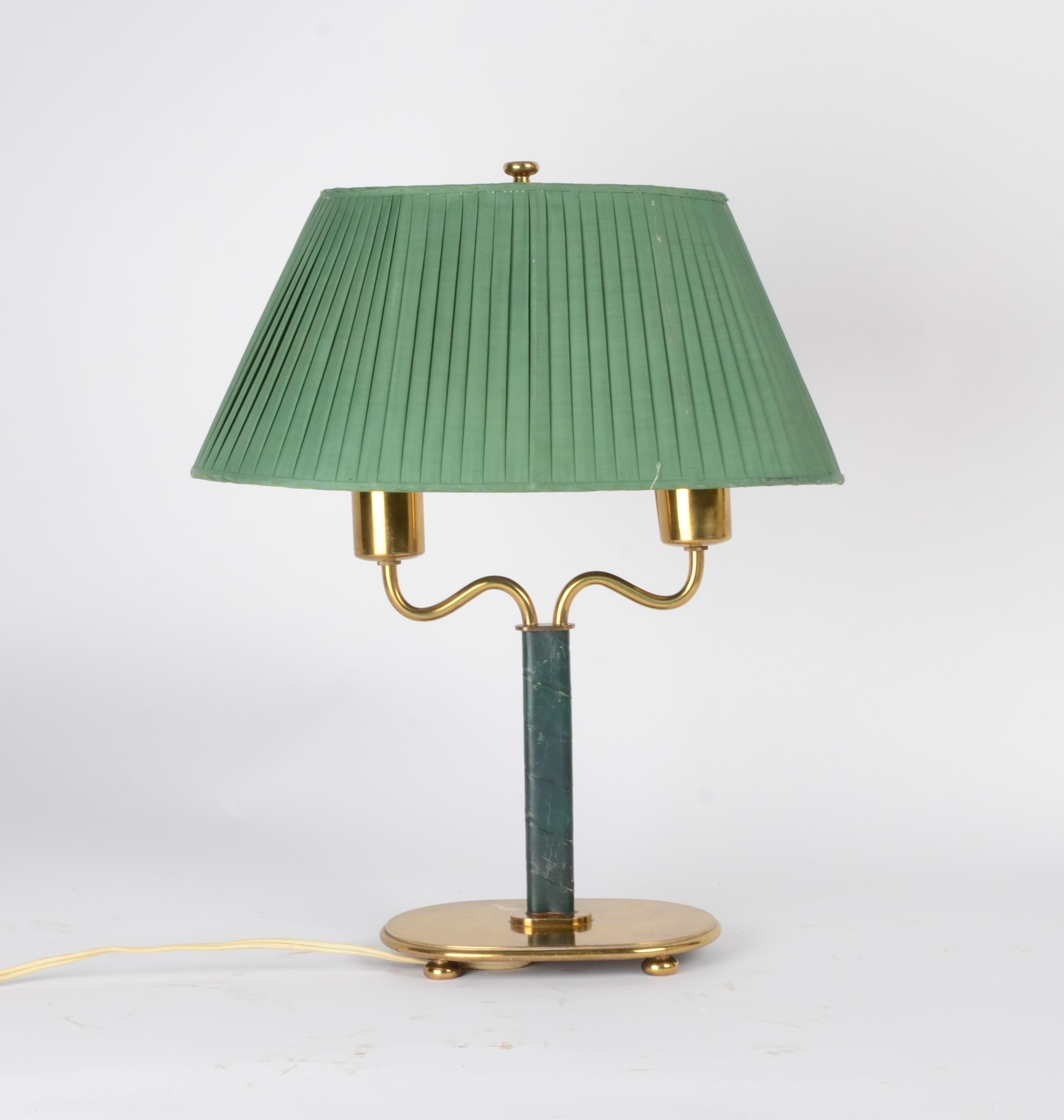 Table lamp model 2388, designed by Josef Frank in 1936. Manufactured by Firma Svenskt Tenn, Sweden, mid-1900s.