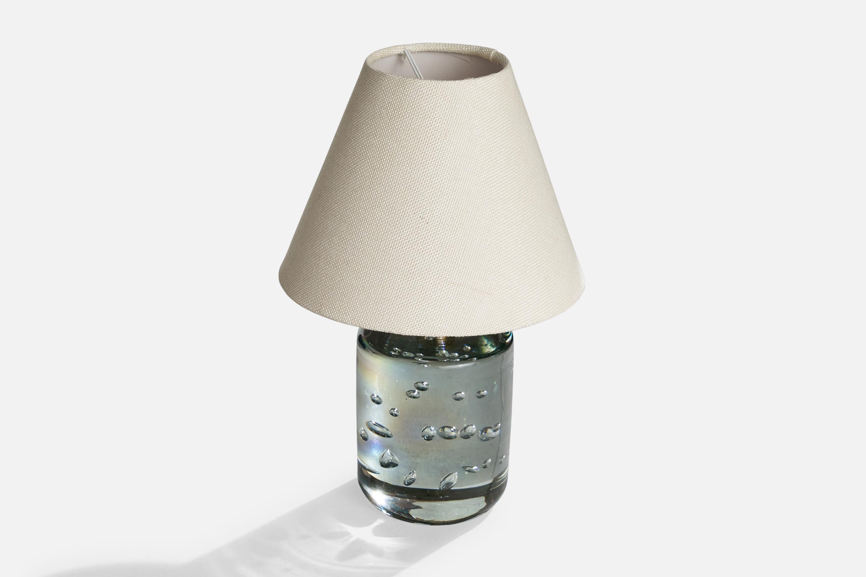 Swedish Josef Frank, Table Lamp, Brass, Glass, Sweden, 1950s