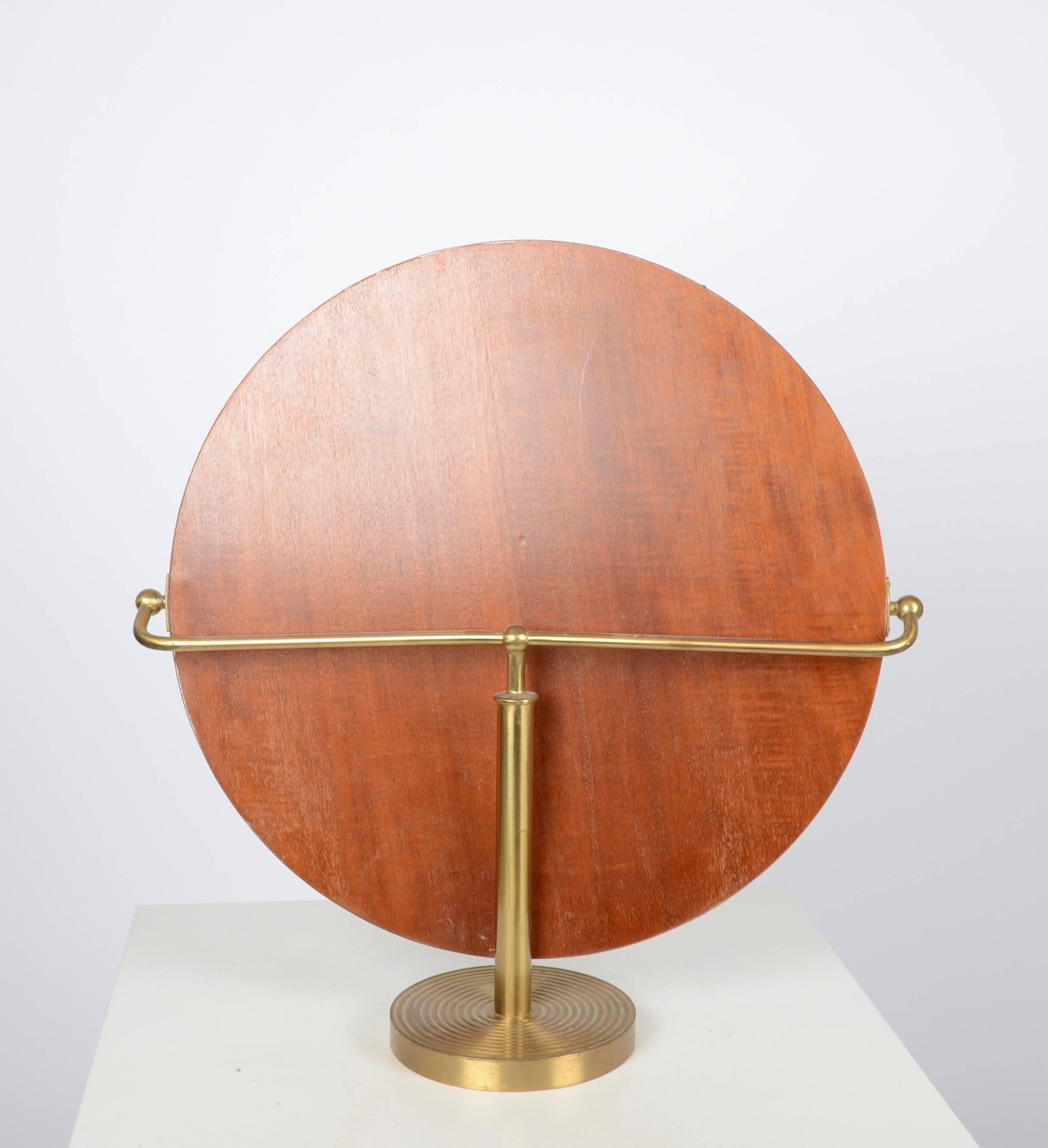 Swedish Josef Frank, Table Mirror ´2214´ Firma Svenskt Tenn, 1930s-1940s