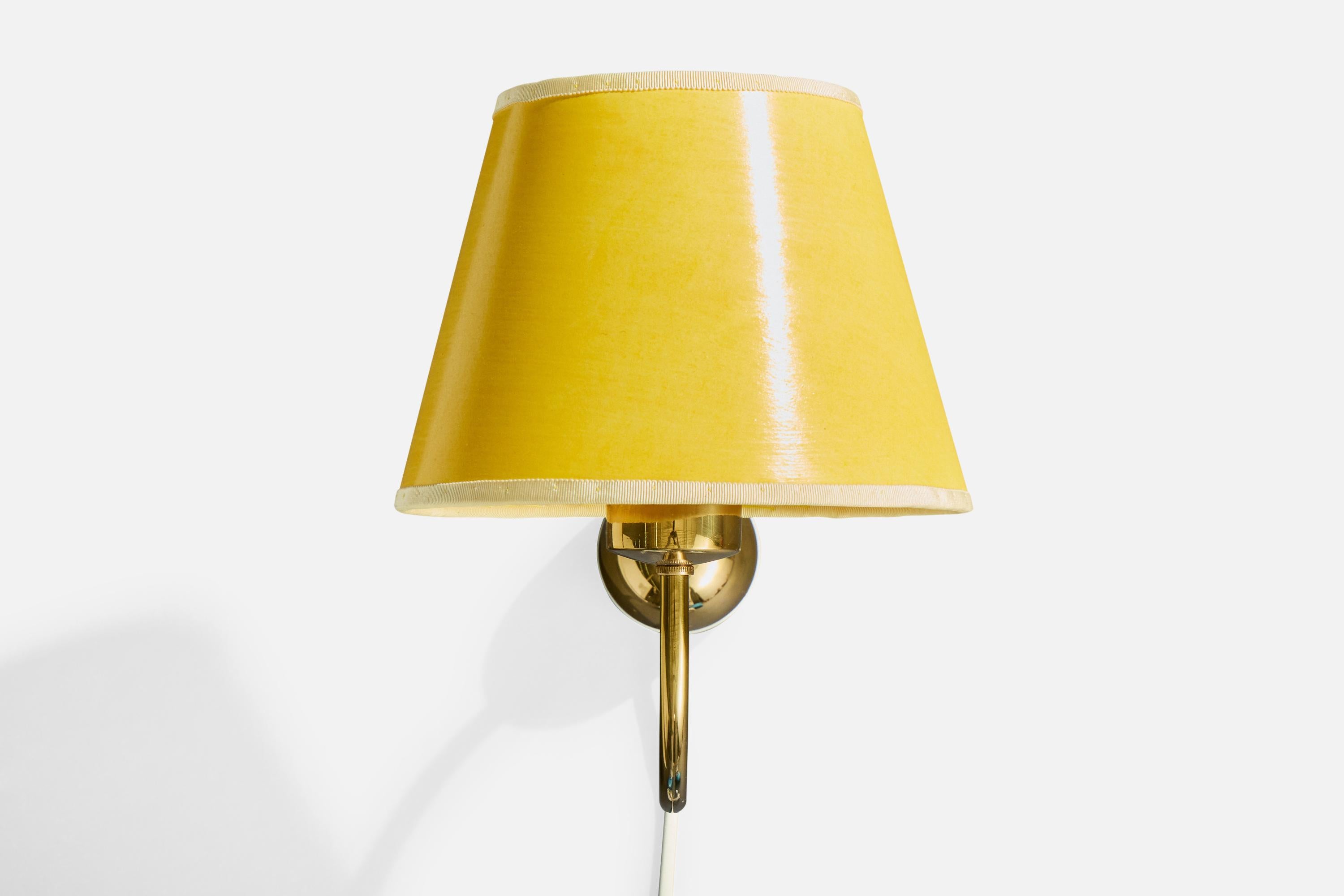 Josef Frank, Aplique, Latón, Madera, Papel, Suecia, 1970s Moderno de mediados de siglo en venta