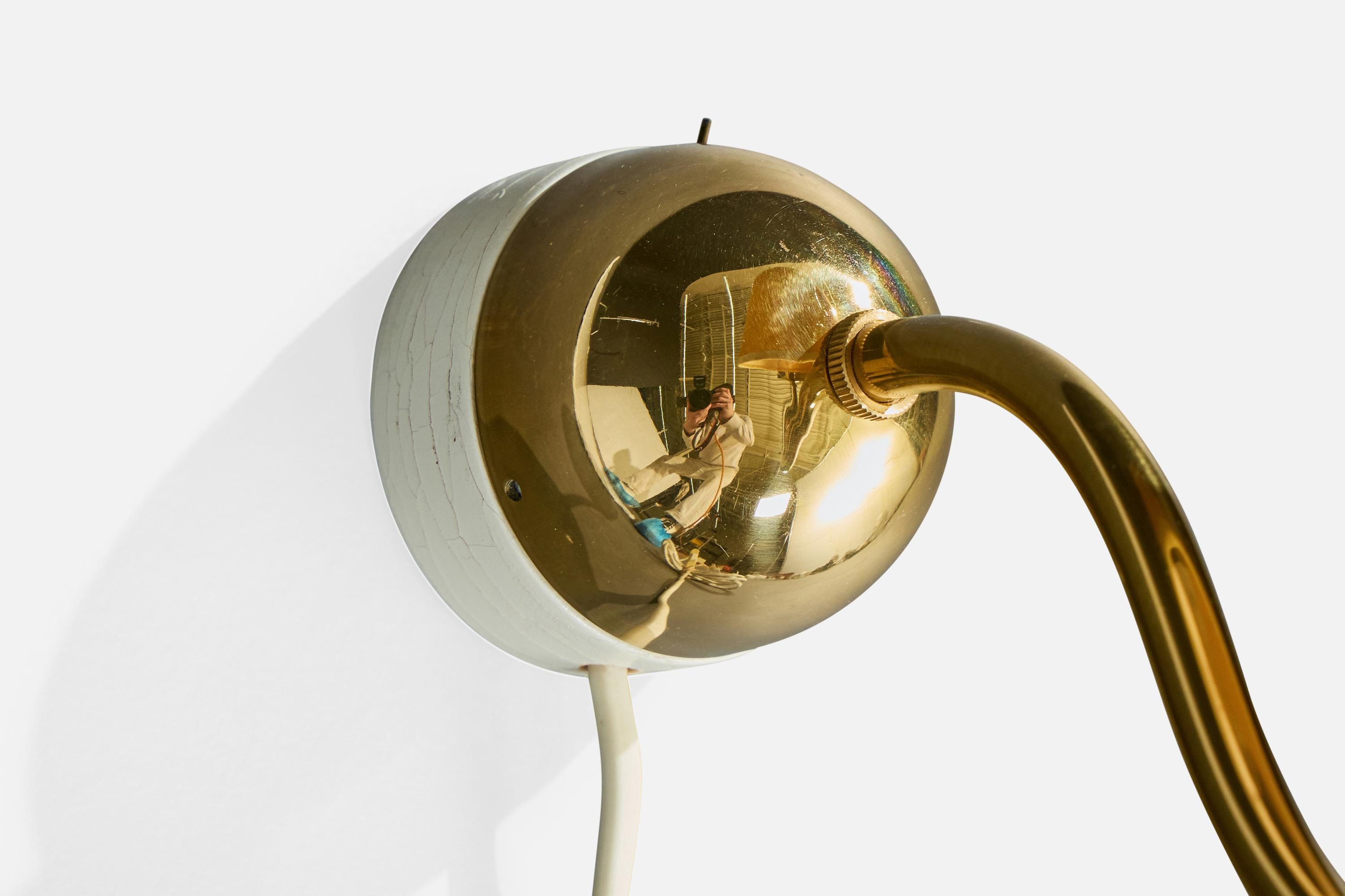 Josef Frank, Aplique, Latón, Madera, Papel, Suecia, 1970s en Bastante bueno estado para la venta en High Point, NC