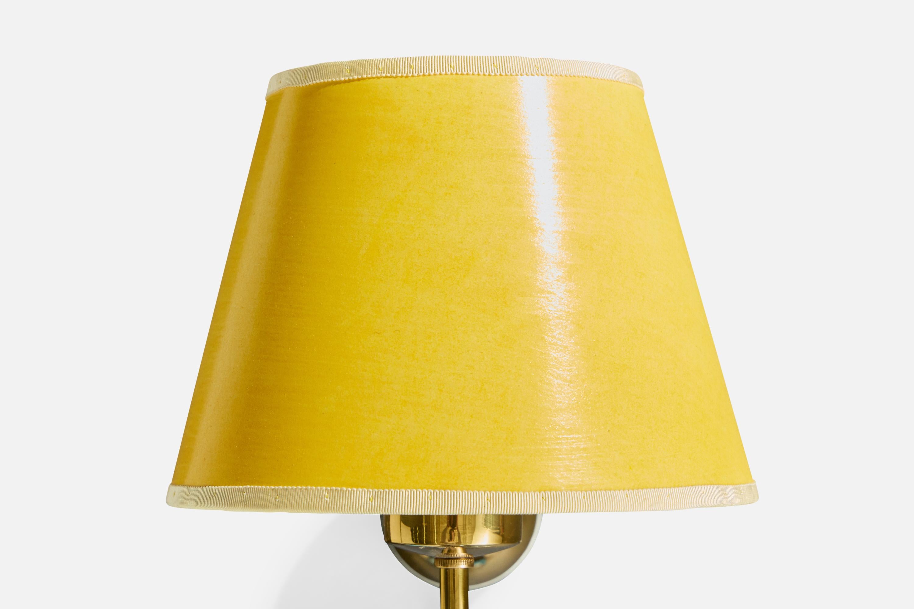 Josef Frank, Aplique, Latón, Madera, Papel, Suecia, 1970s en venta 2