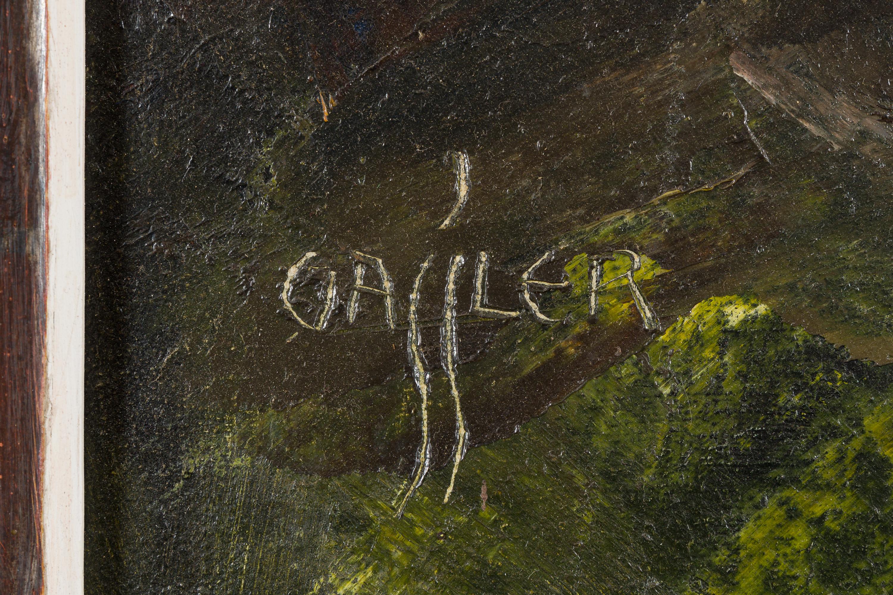bodegón de flores - Painting de Josef Gassler