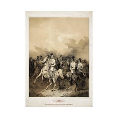 1849 engraving based on a composition by Josef Heicke, depicts Franz Joseph I