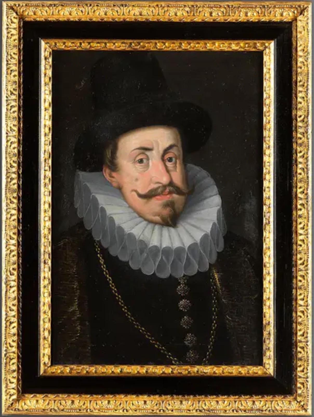 Portrait du maître Rudolph II du 17e siècle