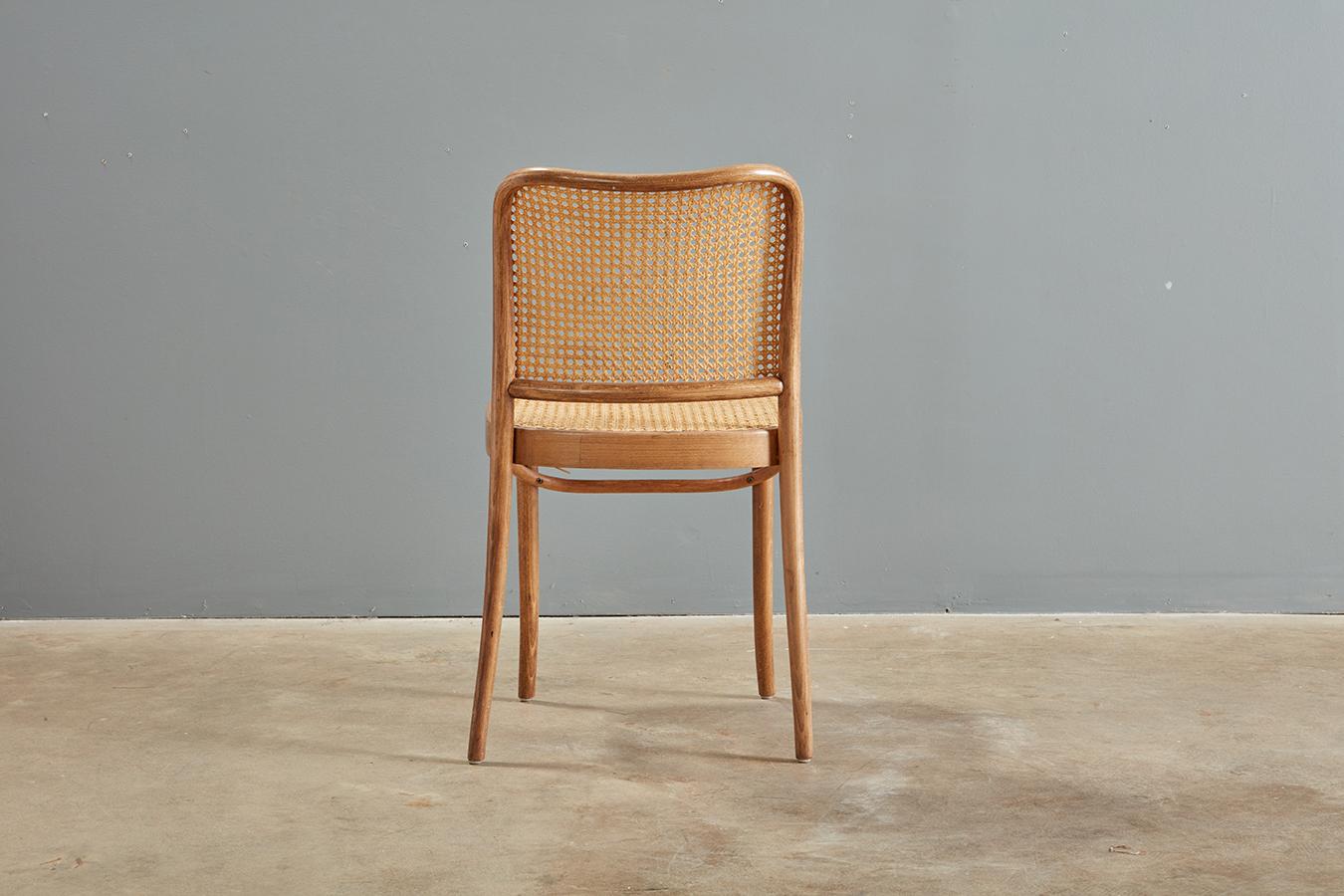 Josef Hoffman Bentwood and Cane Prague Chair for Thonet, 8 available  For Sale 2