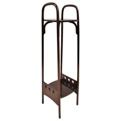 Josef Hoffman Original Austrian Bentwood Plant Stand/ Pedestal by Thonet