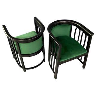 Pair Circa 1920s Kohn Mundus Black Lacquer Bentwood Chairs at 1stDibs