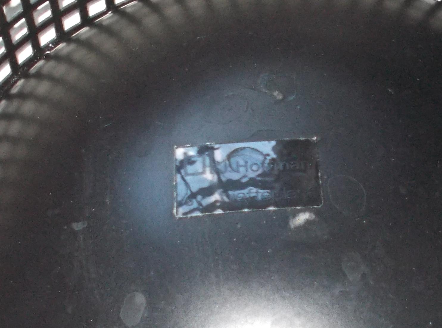 Enameled Josef Hoffman Perforated Metal Bowl, Bieffeplast, Italy 1980