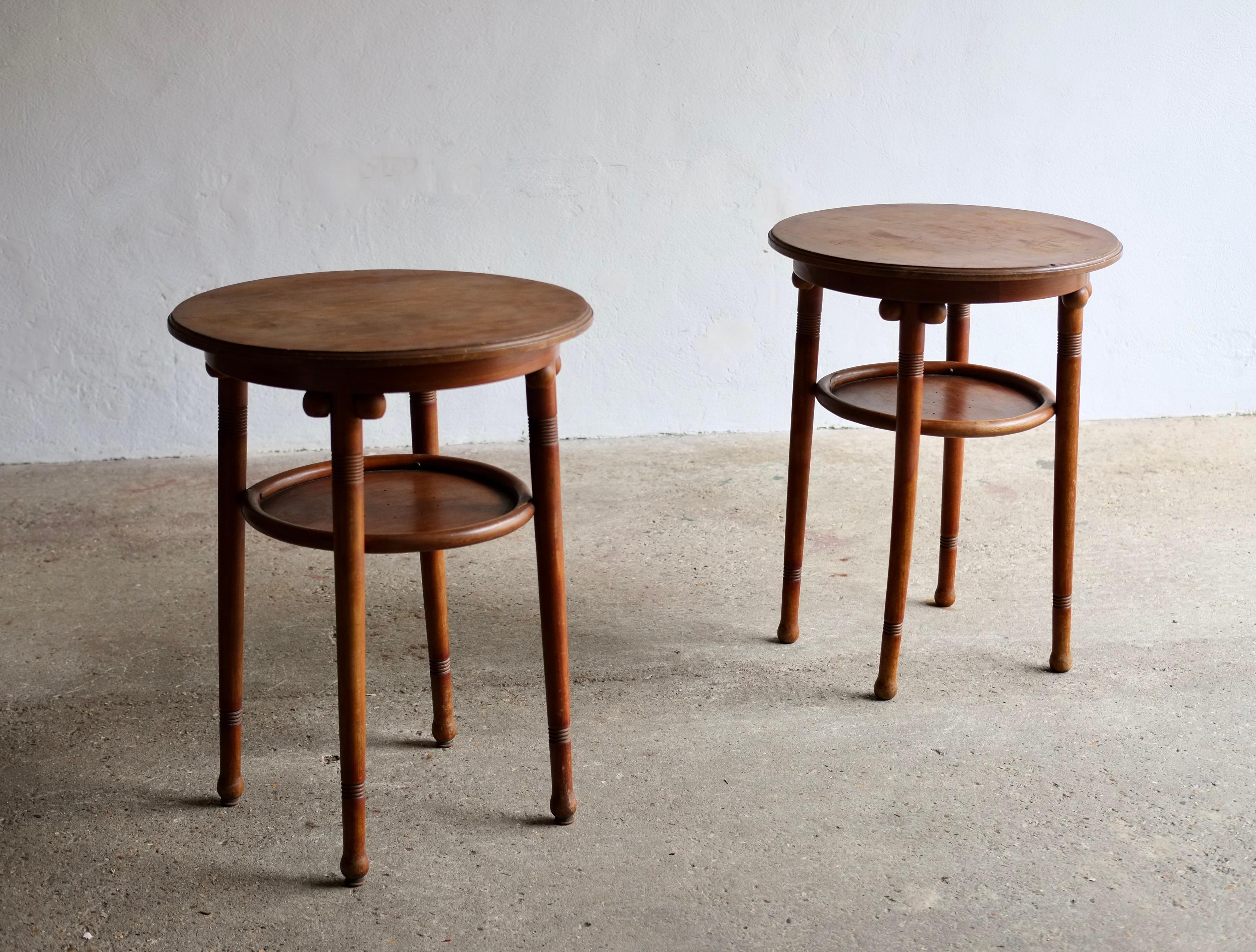 Josef Hoffmann (1870 - 1956) Side Tables for Jacob & Josef Kohn 9