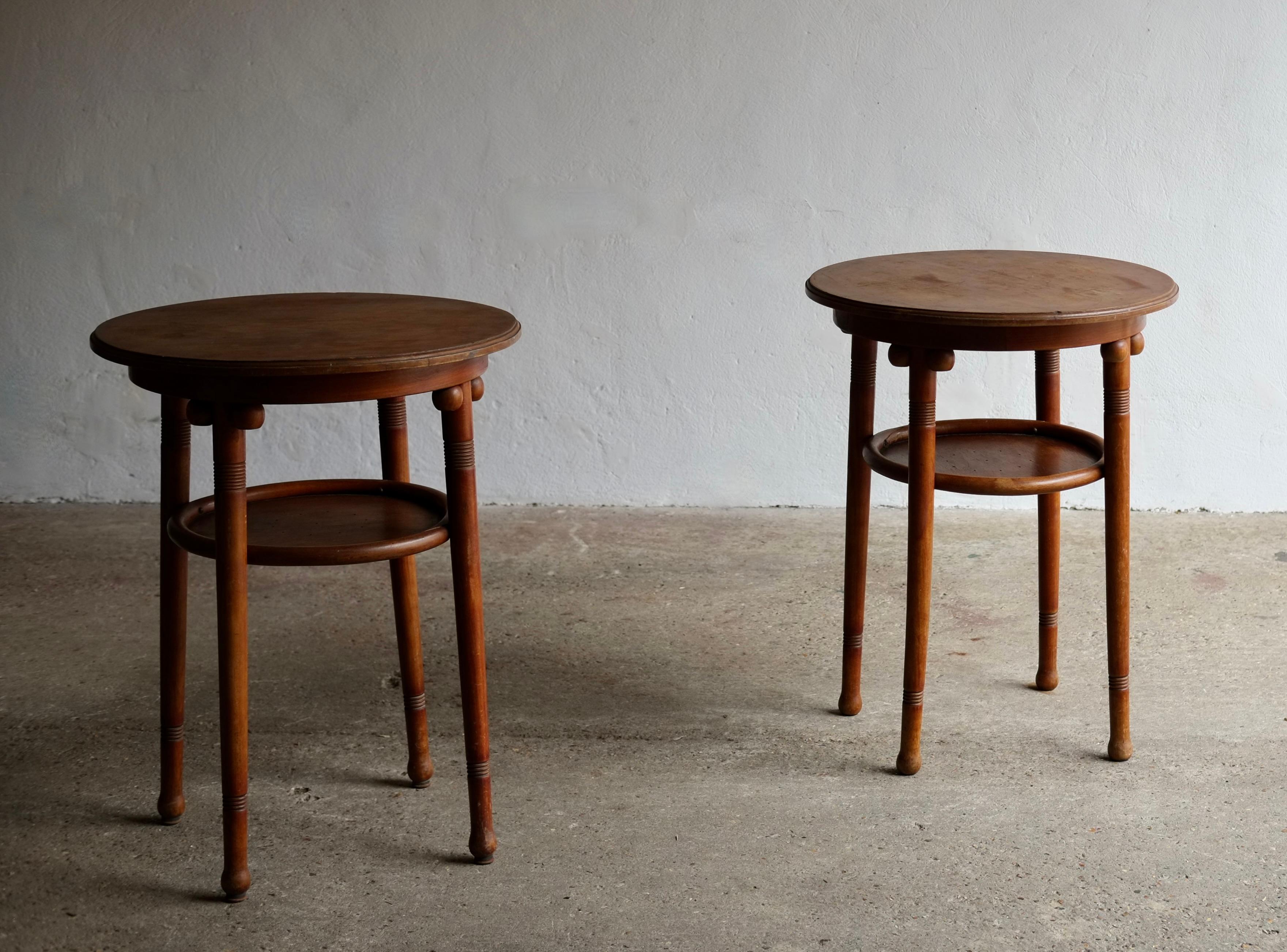 Josef Hoffmann (1870 - 1956) Side Tables for Jacob & Josef Kohn 10
