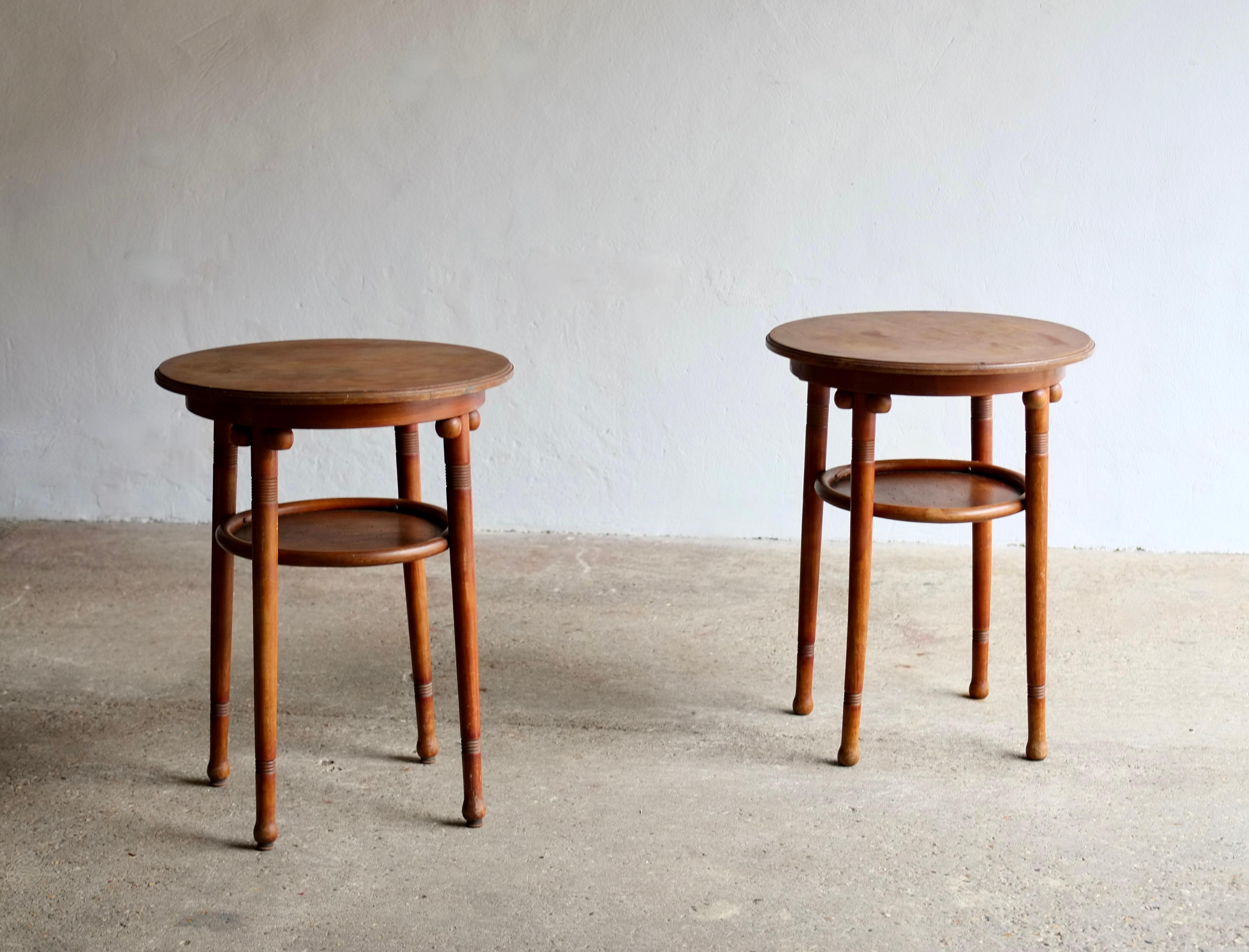 Josef Hoffmann (1870 - 1956) Side Tables for Jacob & Josef Kohn 11