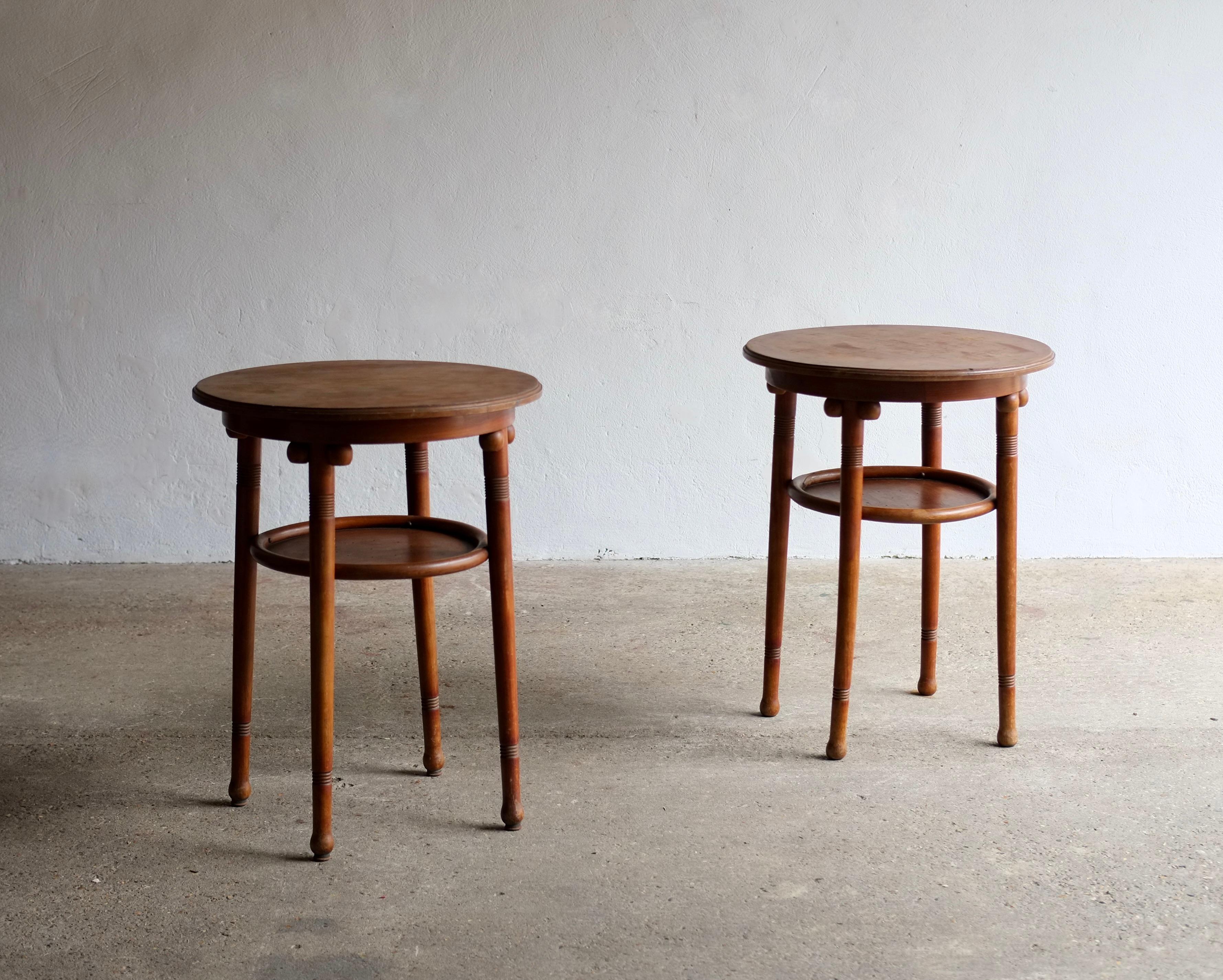 Josef Hoffmann (1870 - 1956) Side Tables for Jacob & Josef Kohn 13