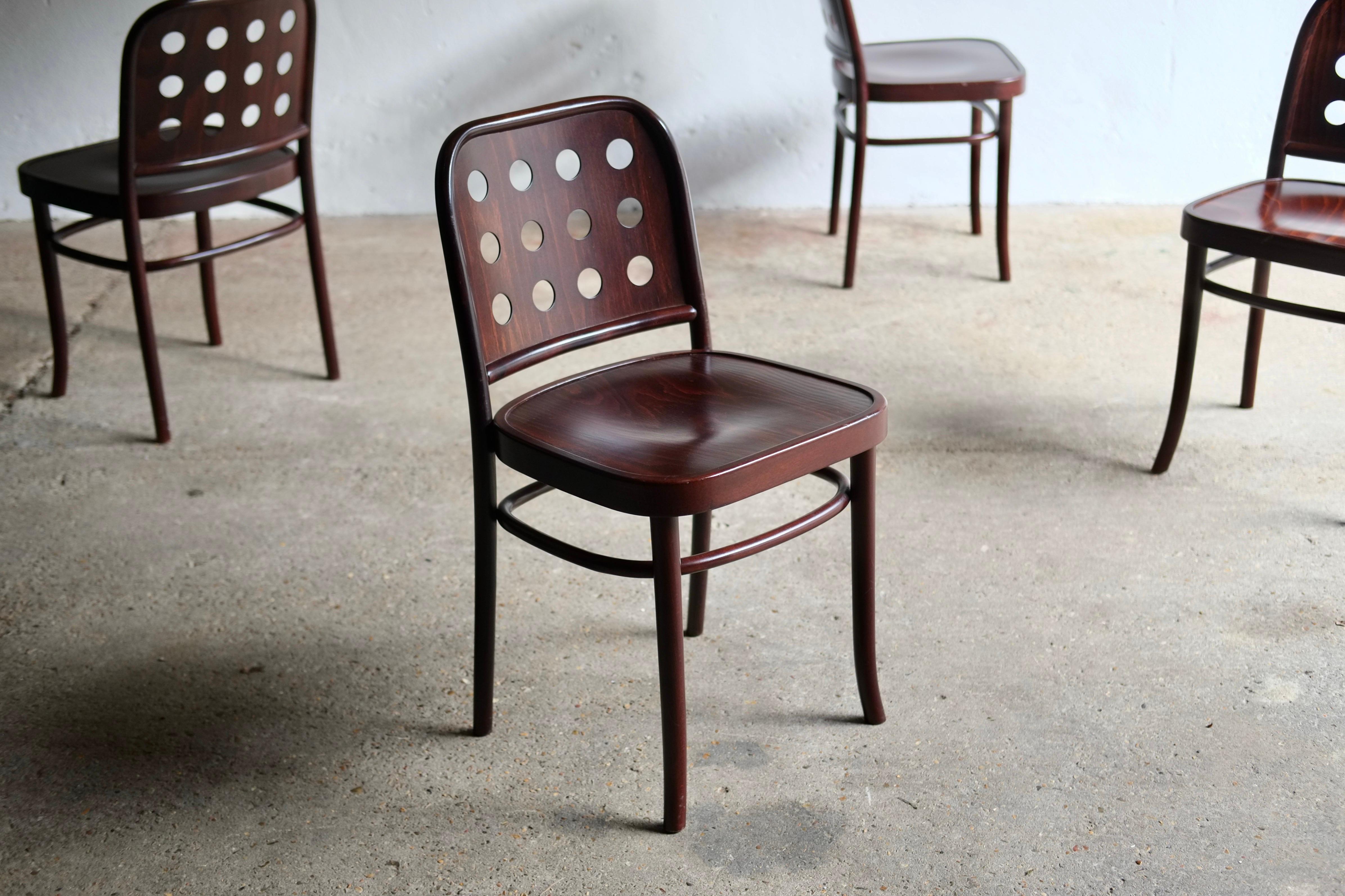 Bentwood Josef Hoffmann A6010 Style Dining Chairs