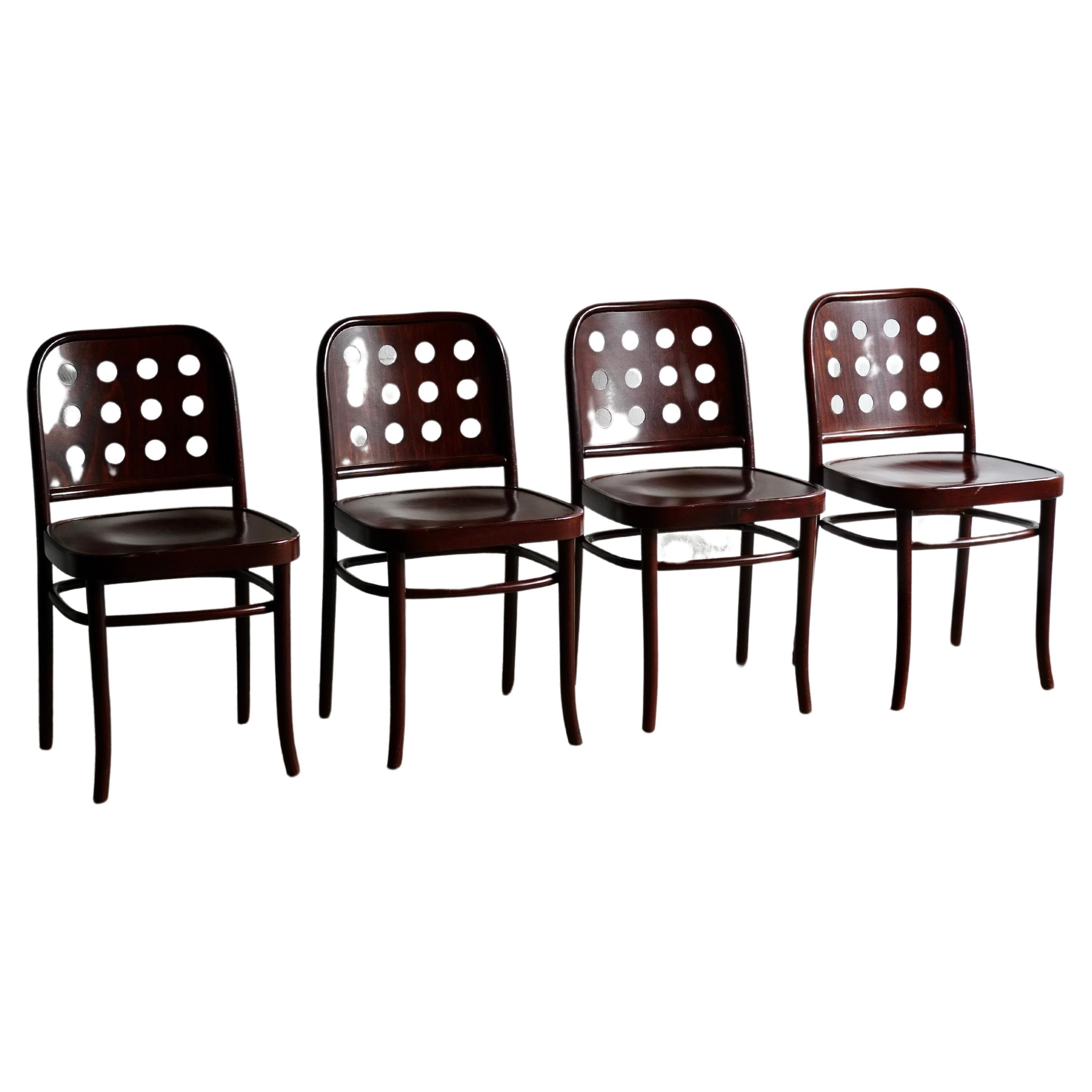 Josef Hoffmann A6010 Style Dining Chairs