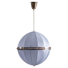 Josef Hoffmann et le lustre Wiener Werksaette en soie et laiton