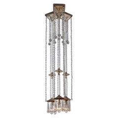 Josef Hoffmann and the Wiener Werkstätte Jugendstil Chandelier, Re Edtion