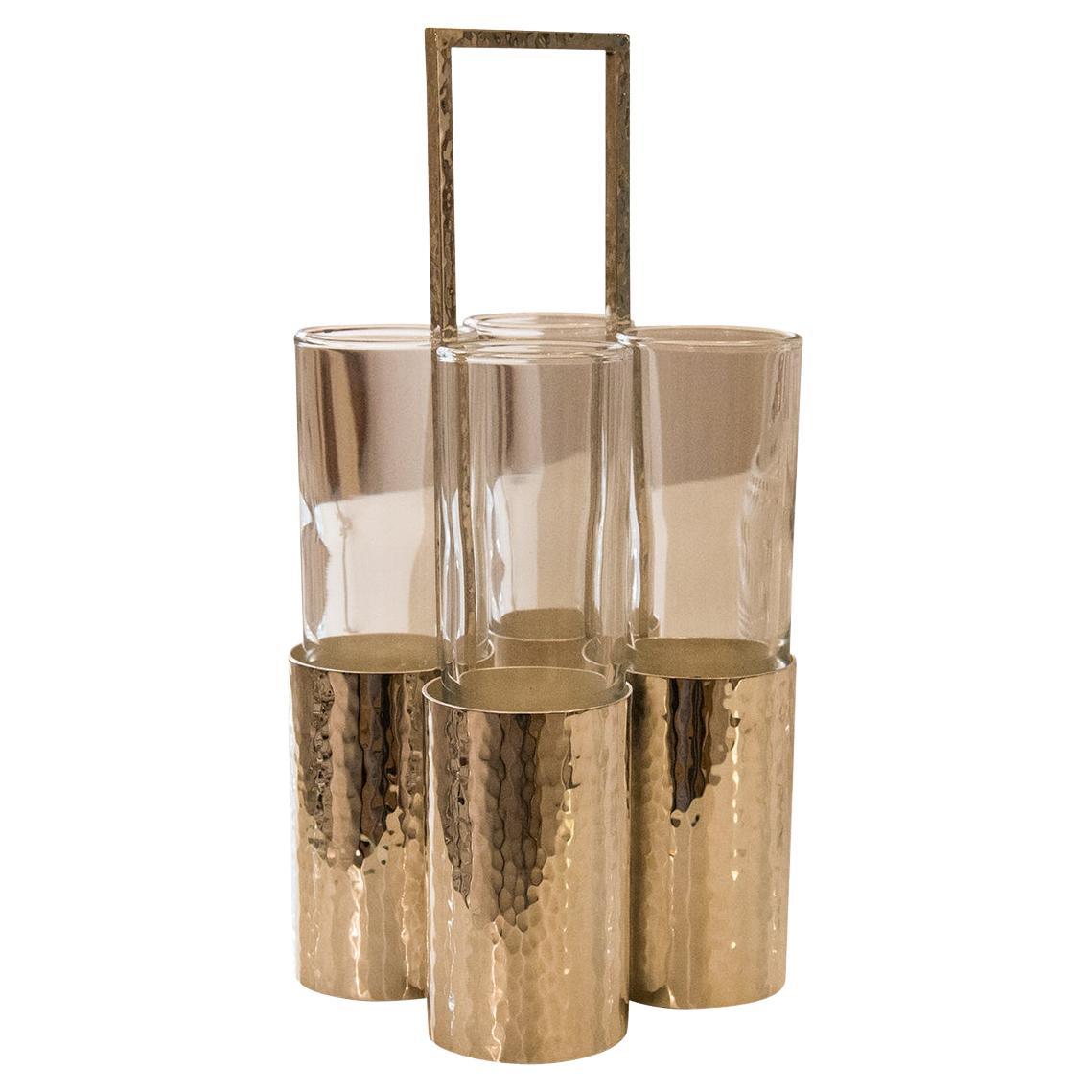 Josef Hoffmann y los Wiener Werkstätte Shot-Server, plateado, Reedición