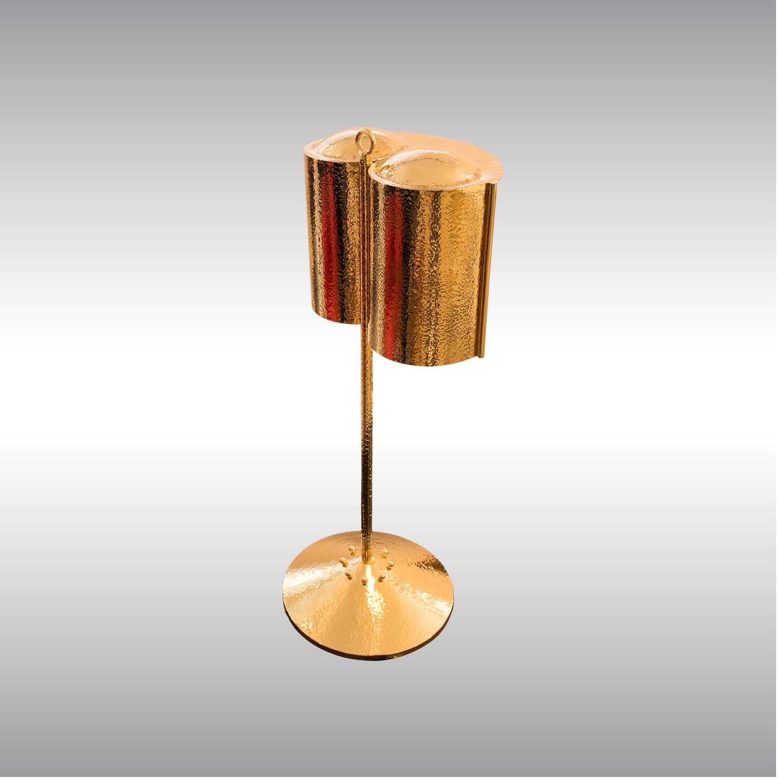 Hand-Crafted Josef Hoffmann and Wiener Werkstaette Desk Lamp - Re-Edition For Sale