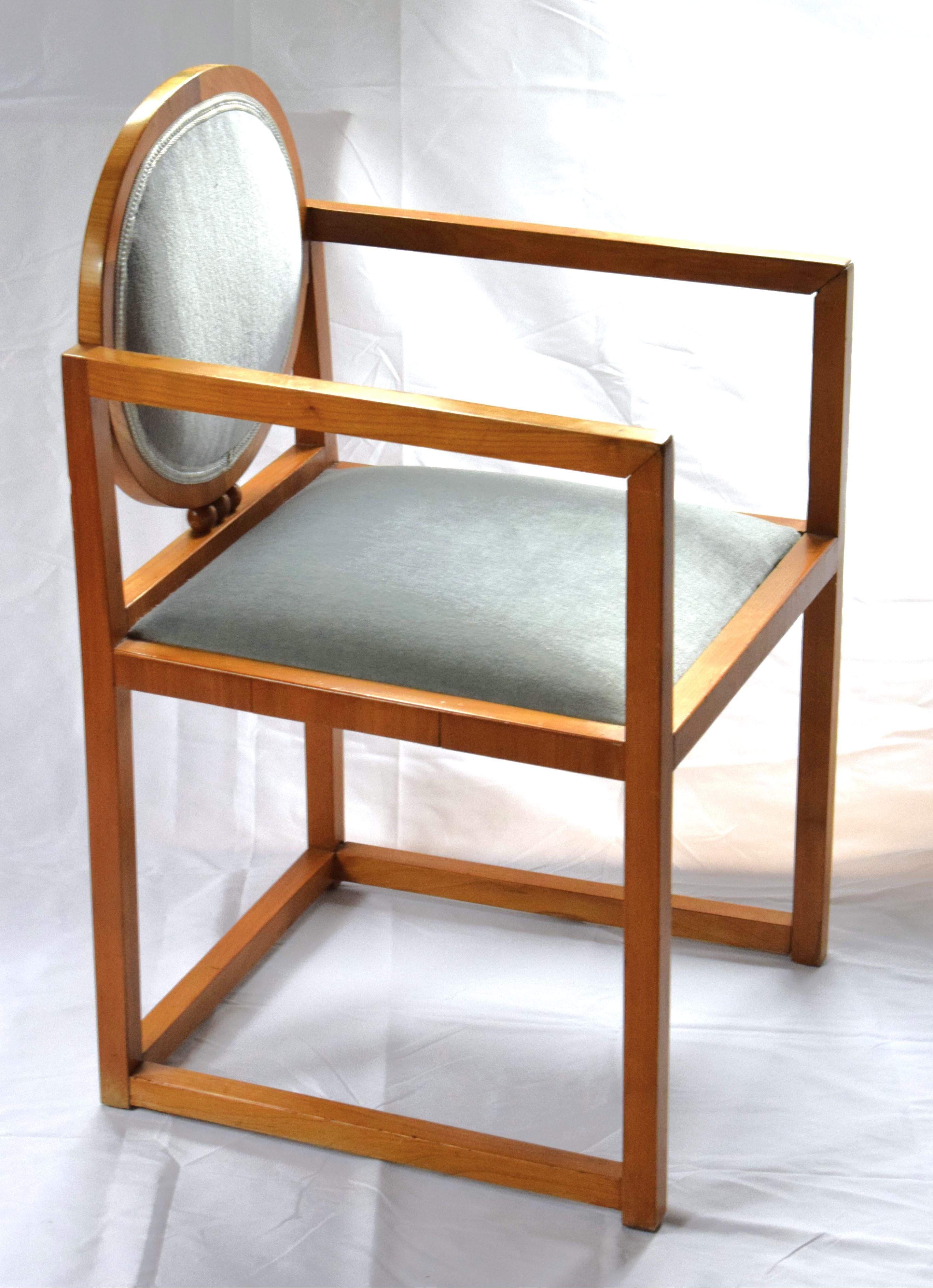 Austrian Josef Hoffmann and Wiener Werkstätte Haus Brauner chair 1903 For Sale