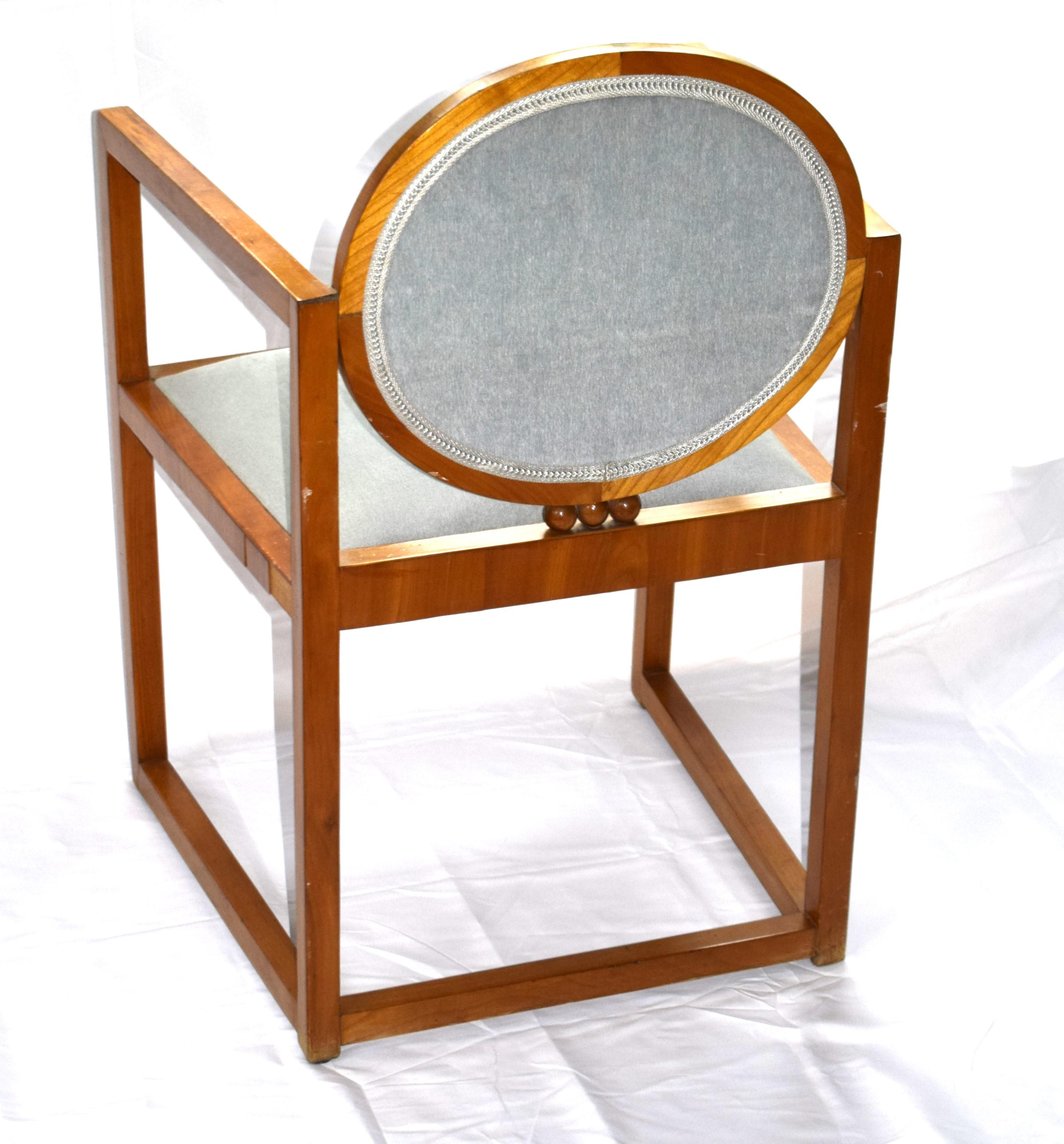 Maple Josef Hoffmann and Wiener Werkstätte Haus Brauner chair 1903 For Sale