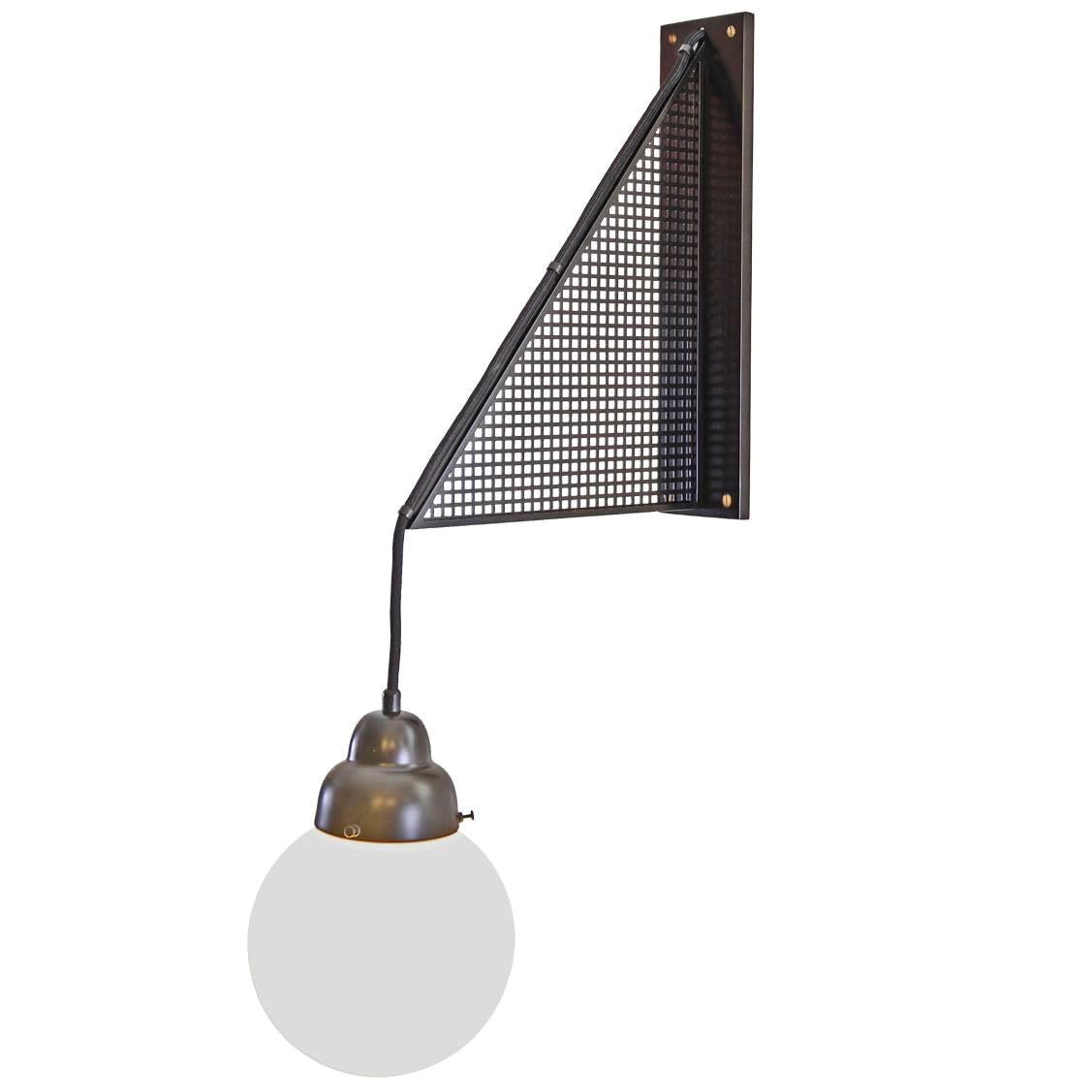 Josef Hoffmann and Wiener Werkstätte Wall Lamp/Light Re-Edition For Sale