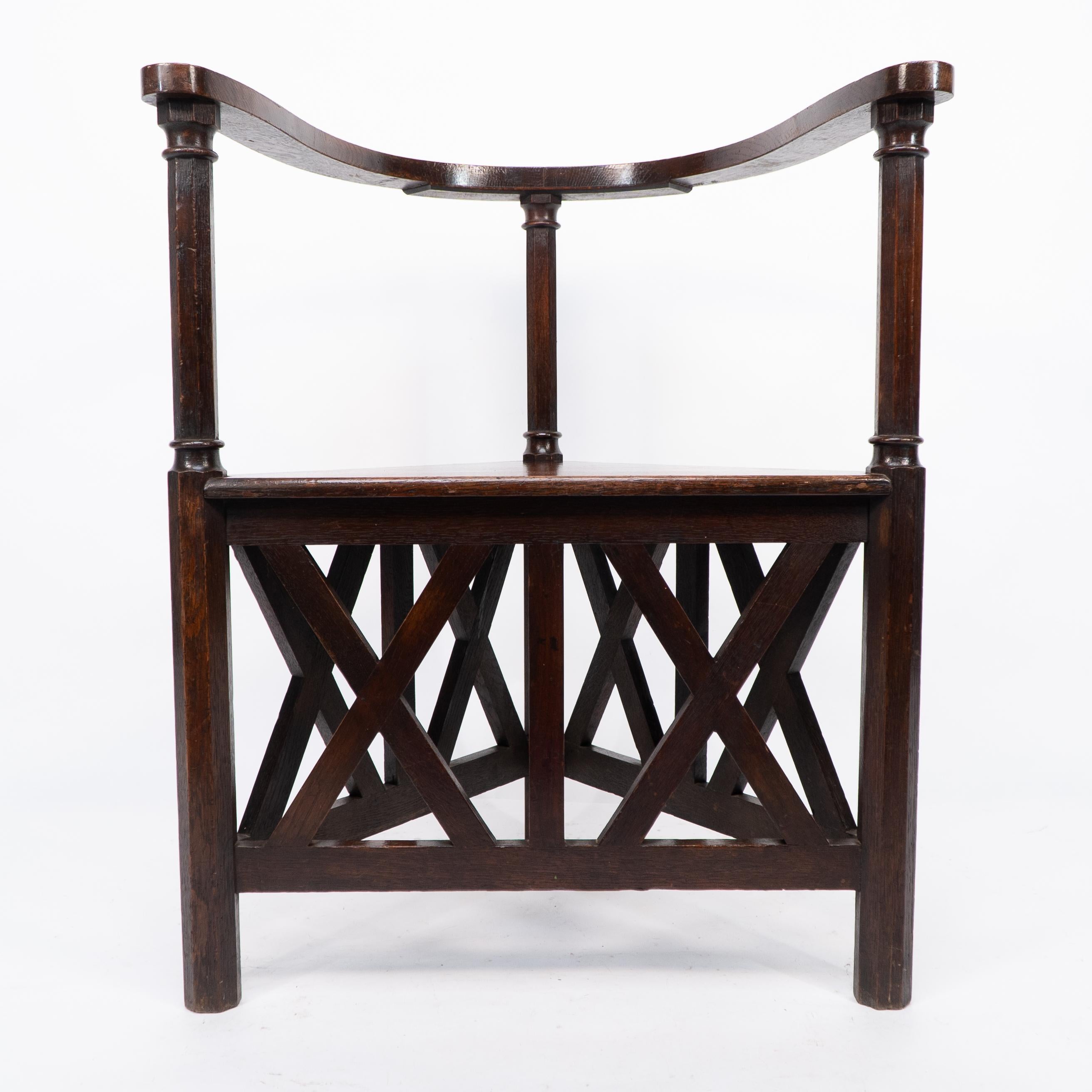 Josef Hoffmann. Armchair Designed for the 5th Viennese Secession Exhibition 1899 For Sale 5