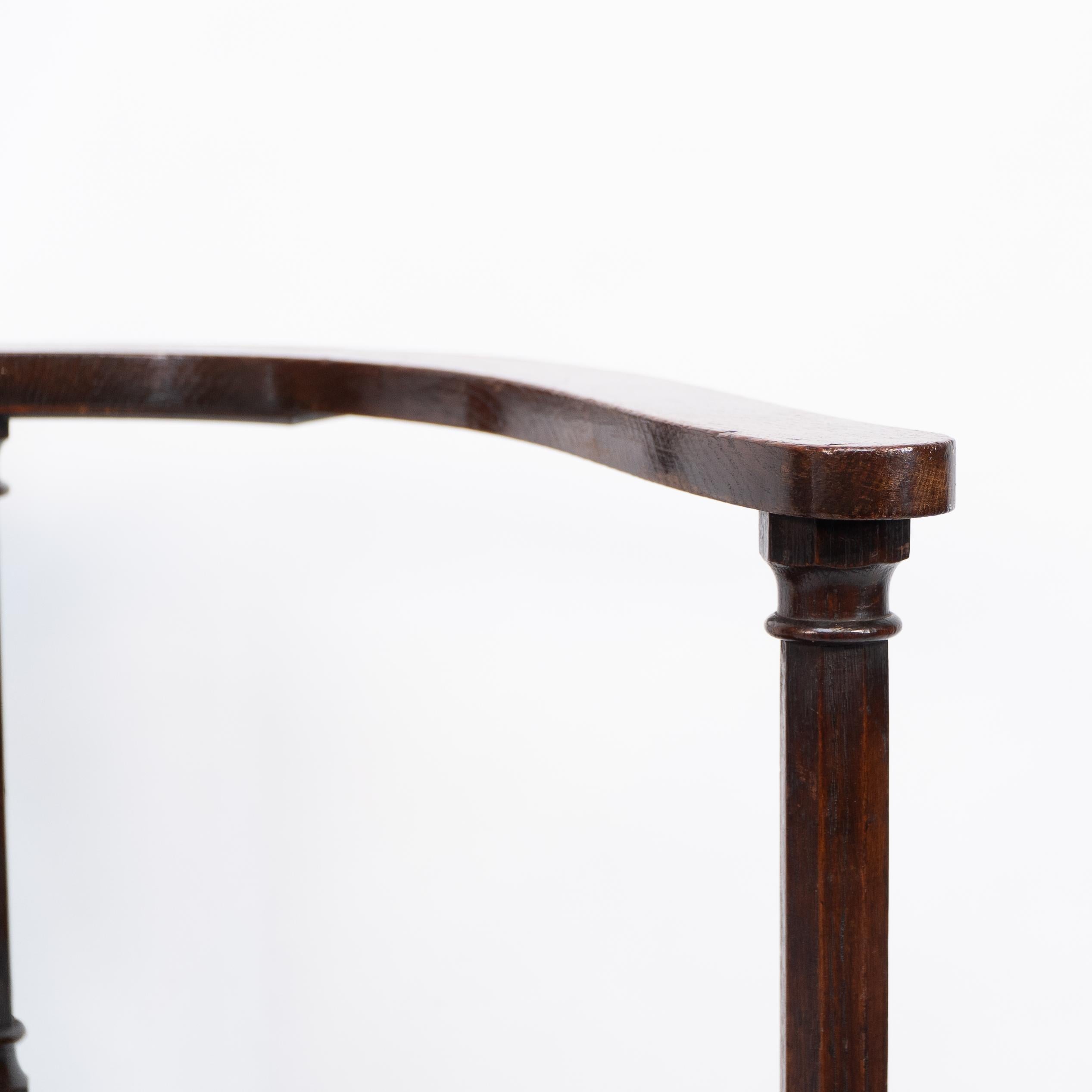 Oak Josef Hoffmann. Armchair Designed for the 5th Viennese Secession Exhibition 1899 For Sale