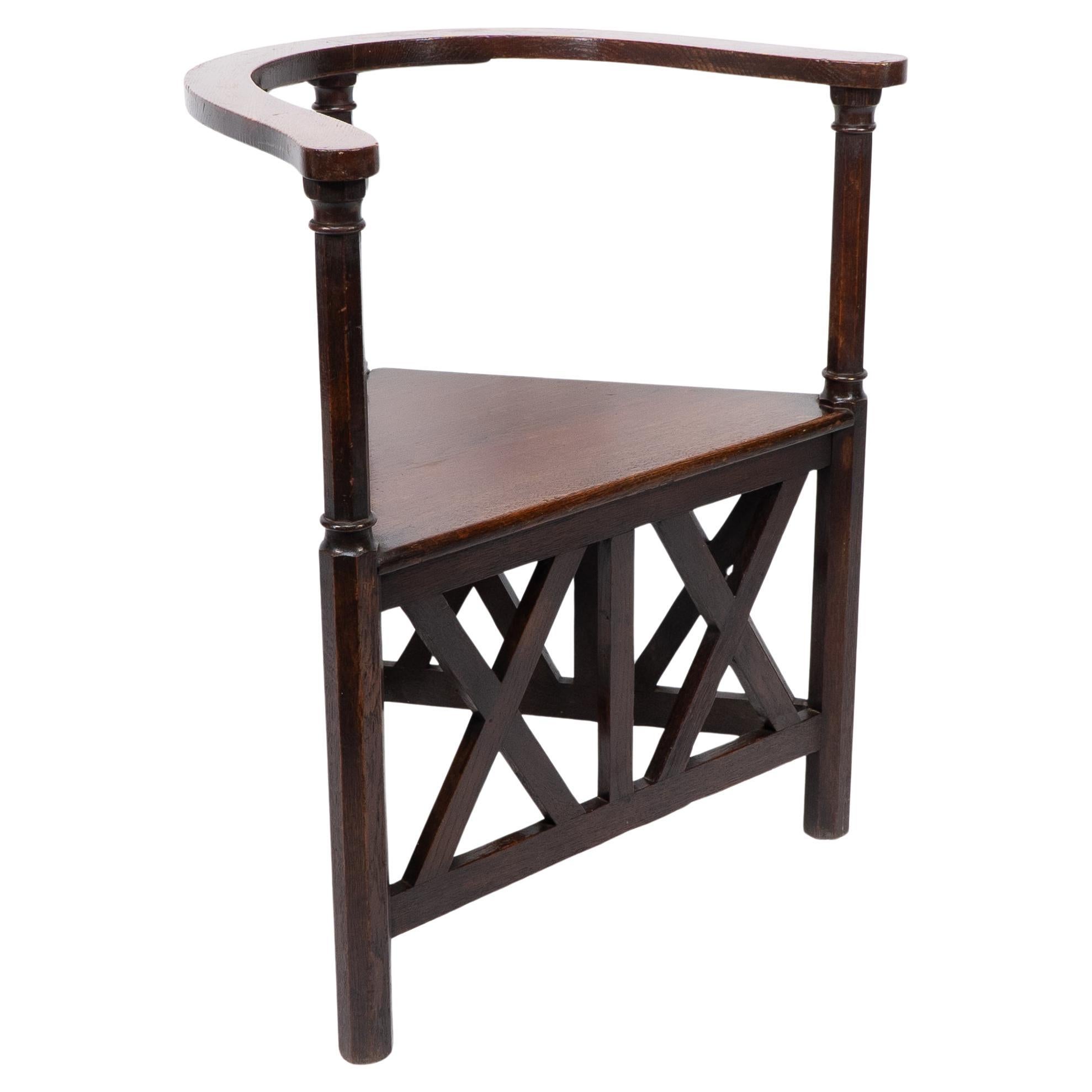 Josef Hoffmann. Armchair Designed for the 5th Viennese Secession Exhibition 1899 For Sale