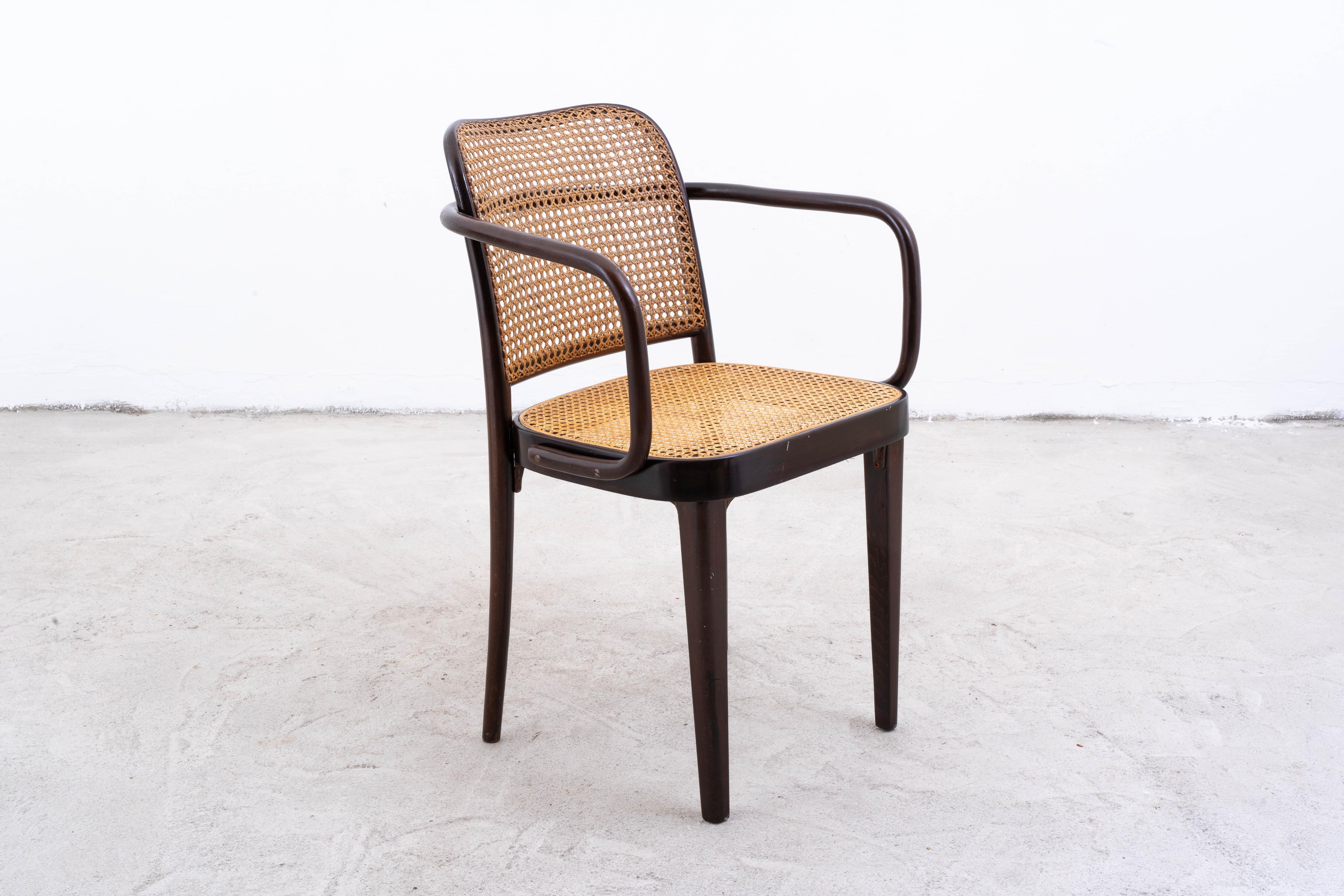 Sillón Josef Hoffmann - Model No. A 811/F para Thonet Art Nouveau en venta